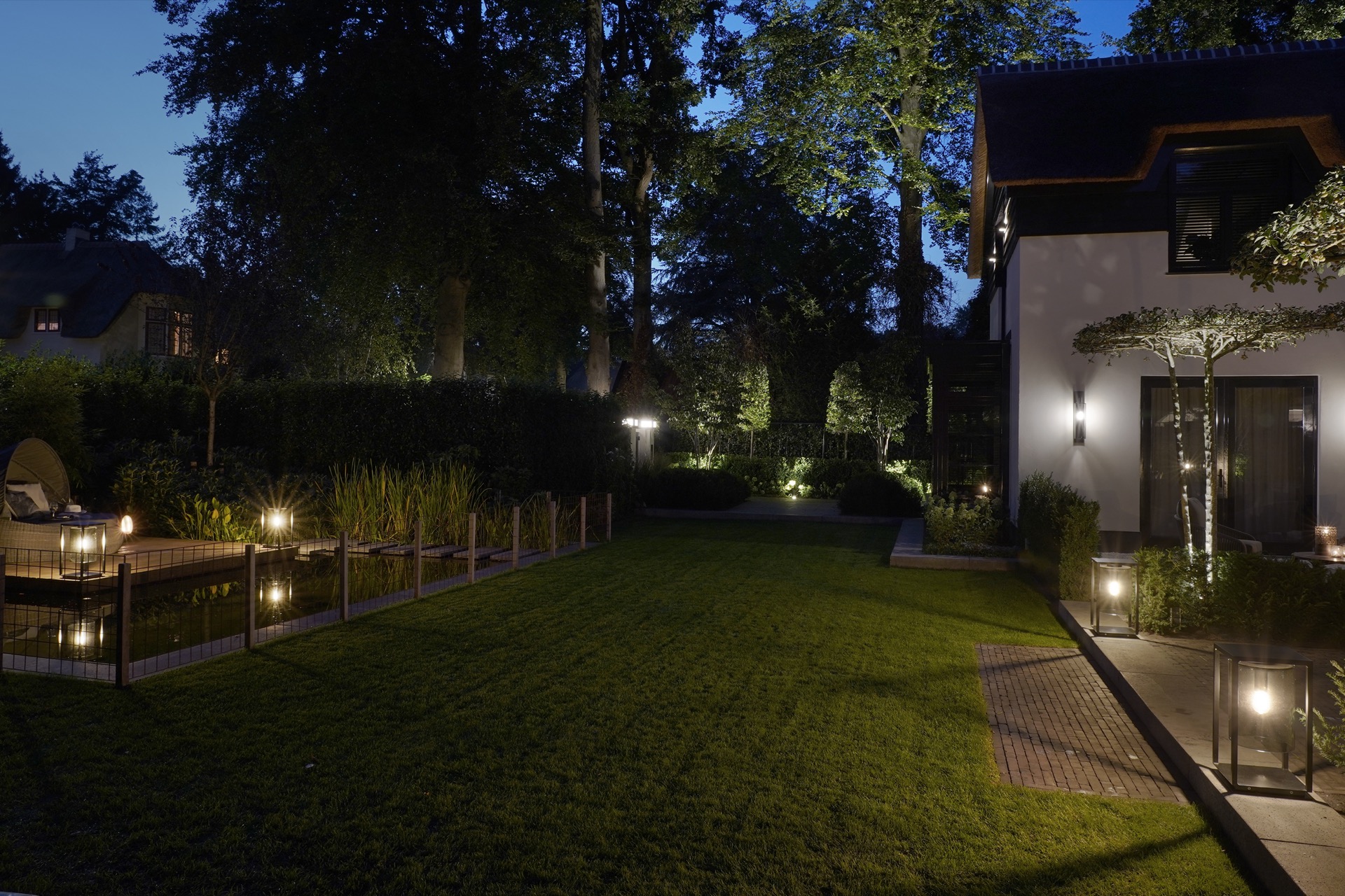exclusieve buitenverlichting in tuin