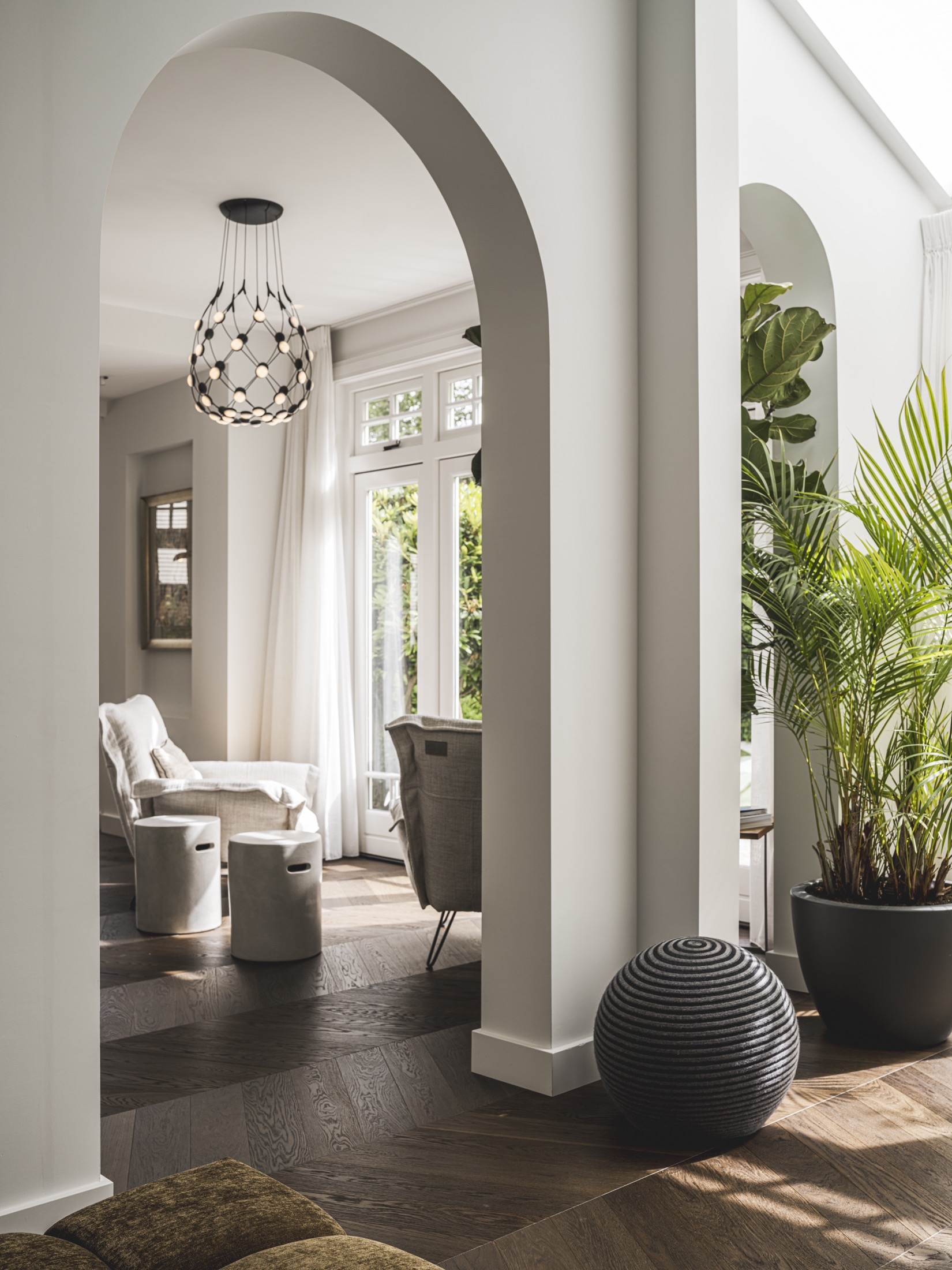 moderne woonkamer inrichting