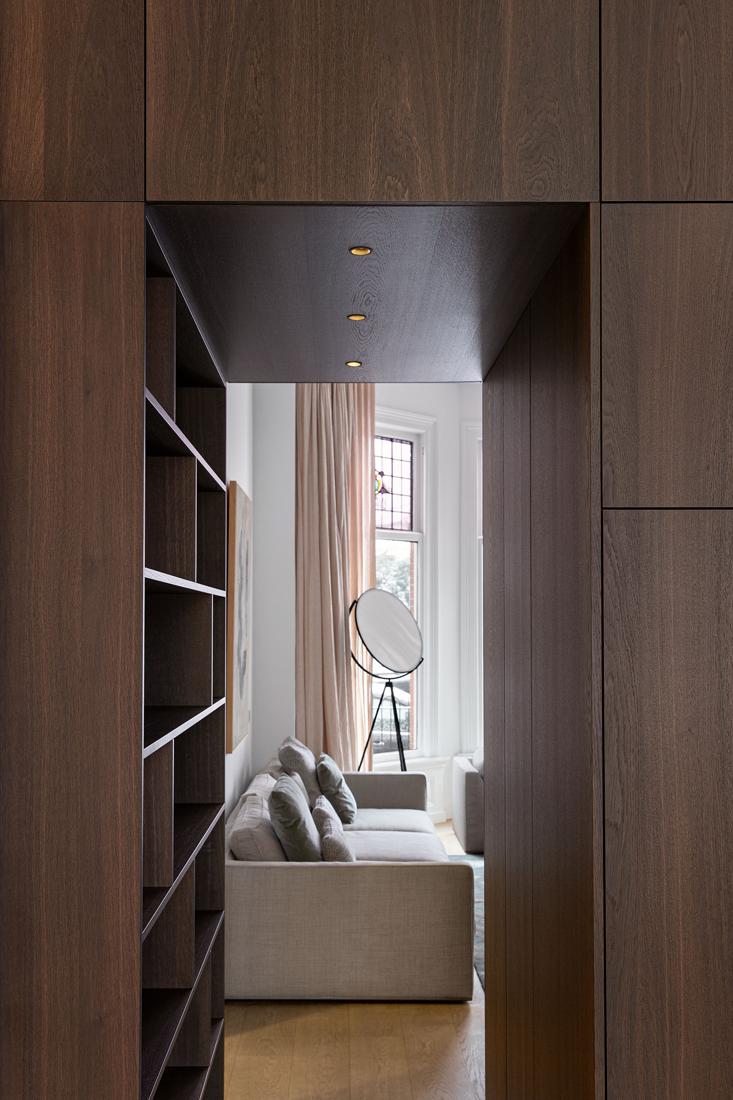 houten kastenwand