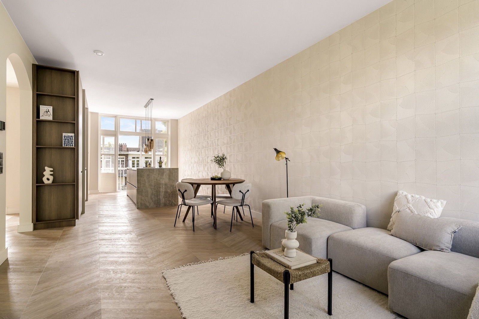 luxe woonkamer inrichting