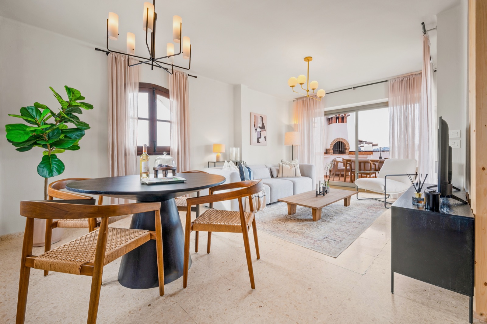 interieur met luxe meubels