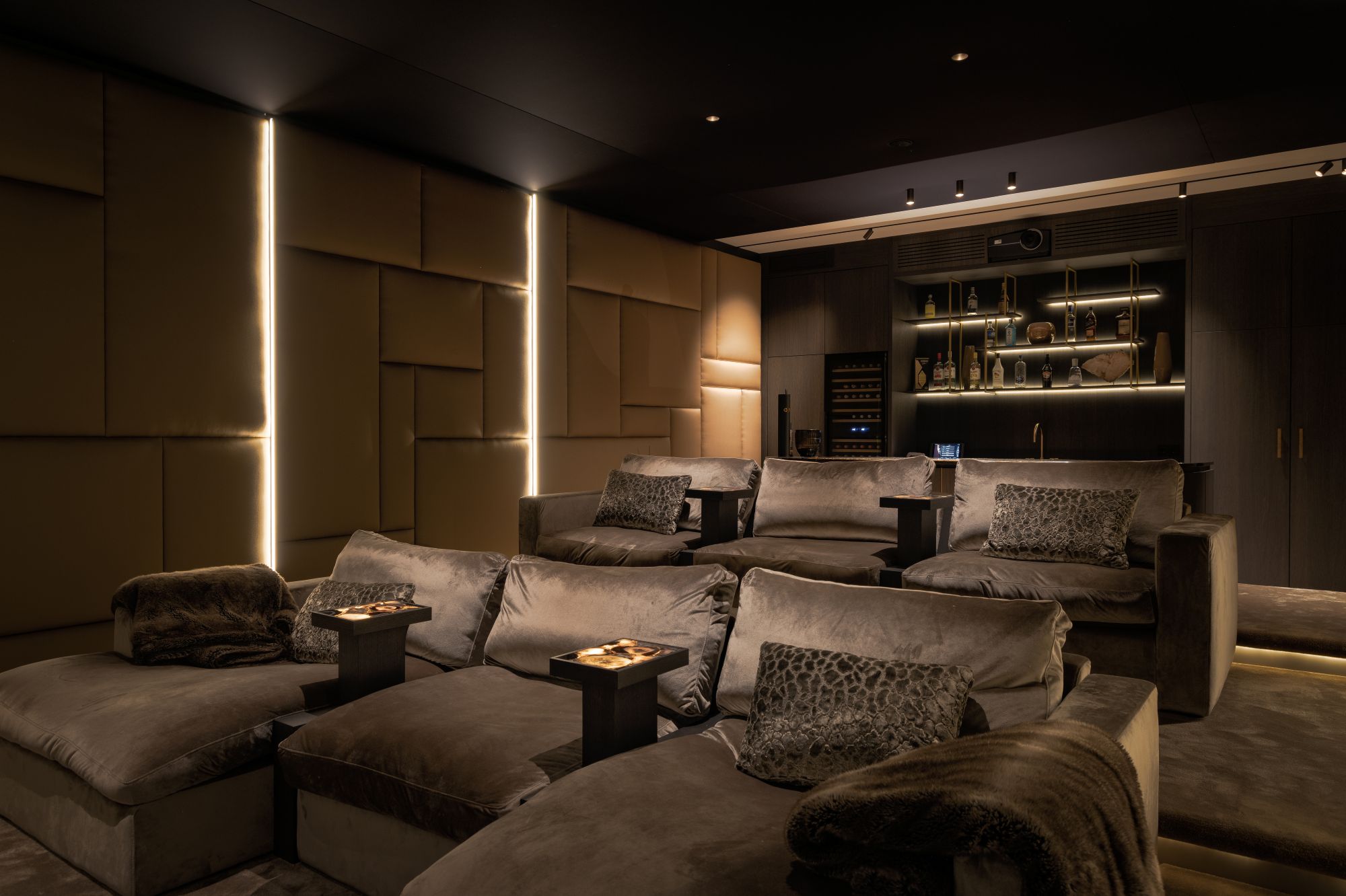 moderne thuisbioscoop