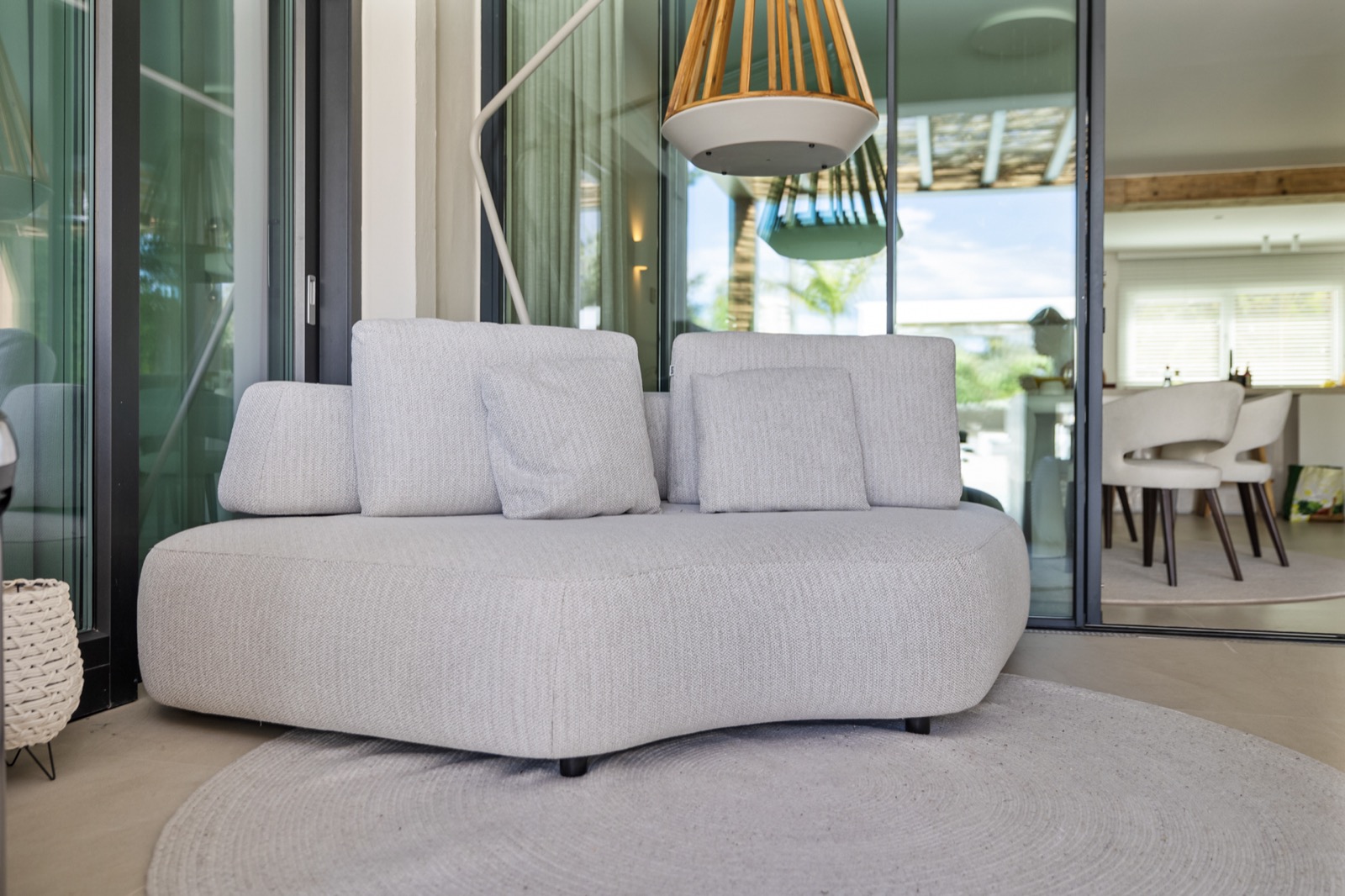 luxe loungestoel buiten