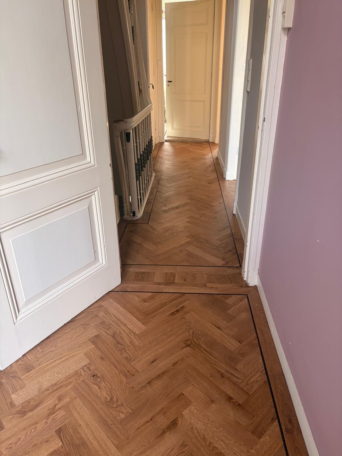 moderne houten vloer