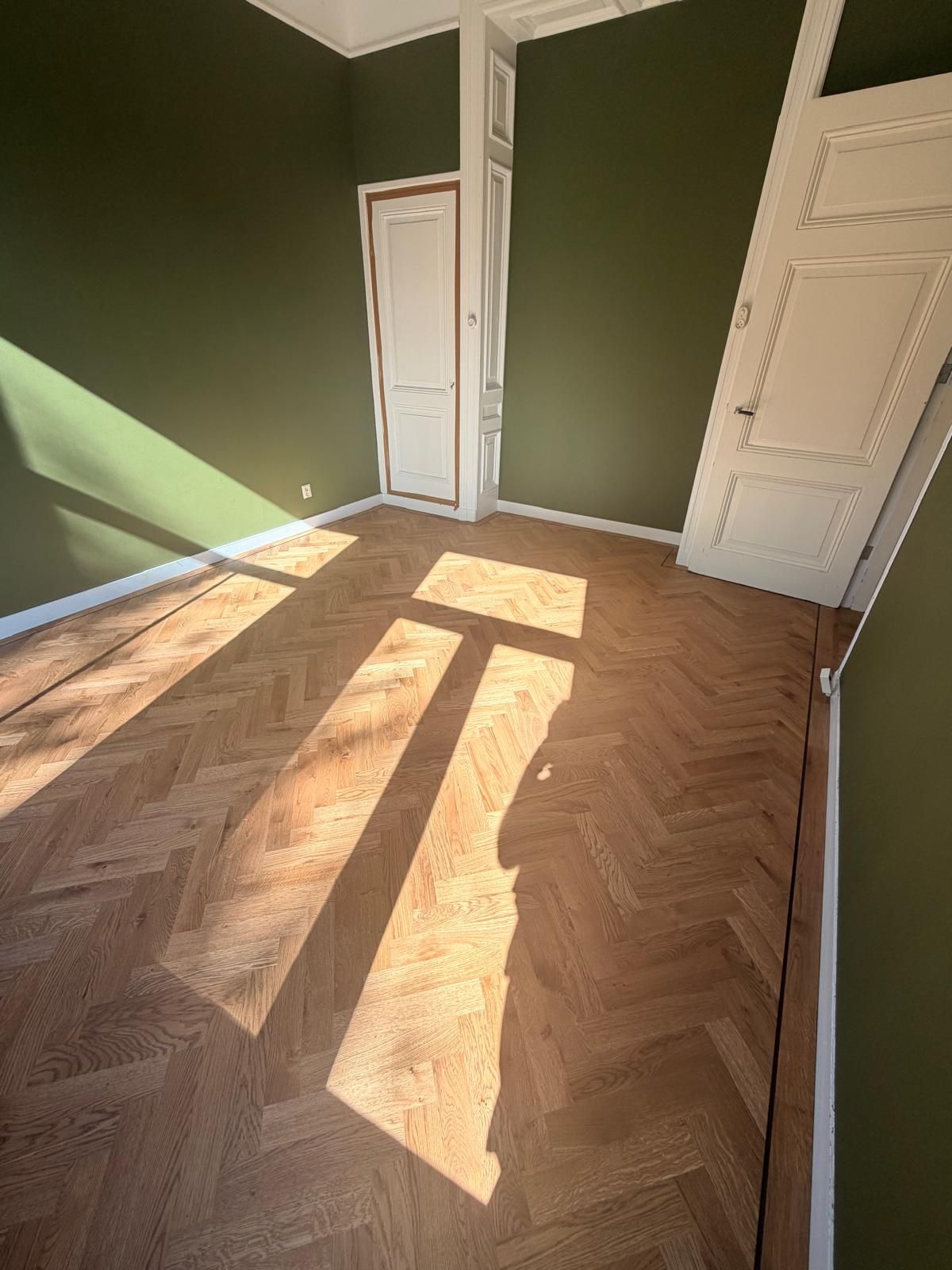 moderne houten vloer