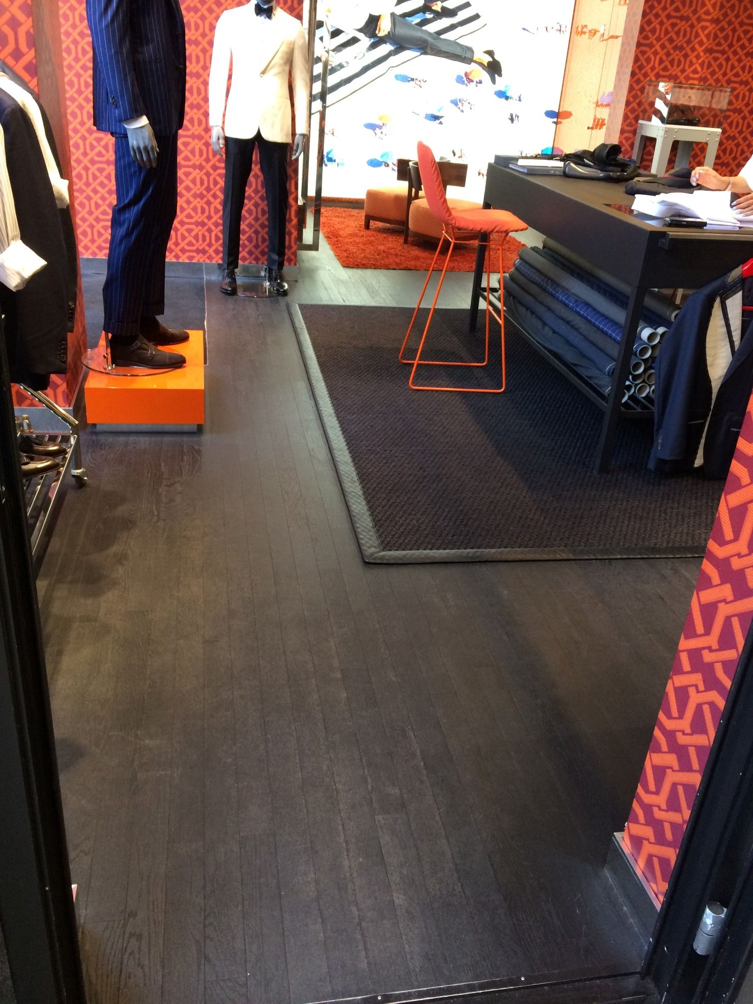 vloer afwerking winkel