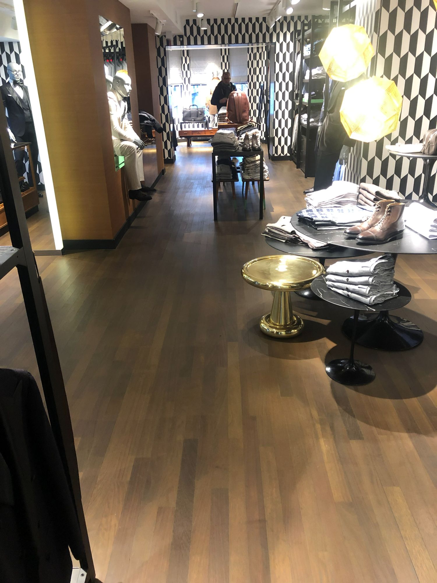 vloer in winkel