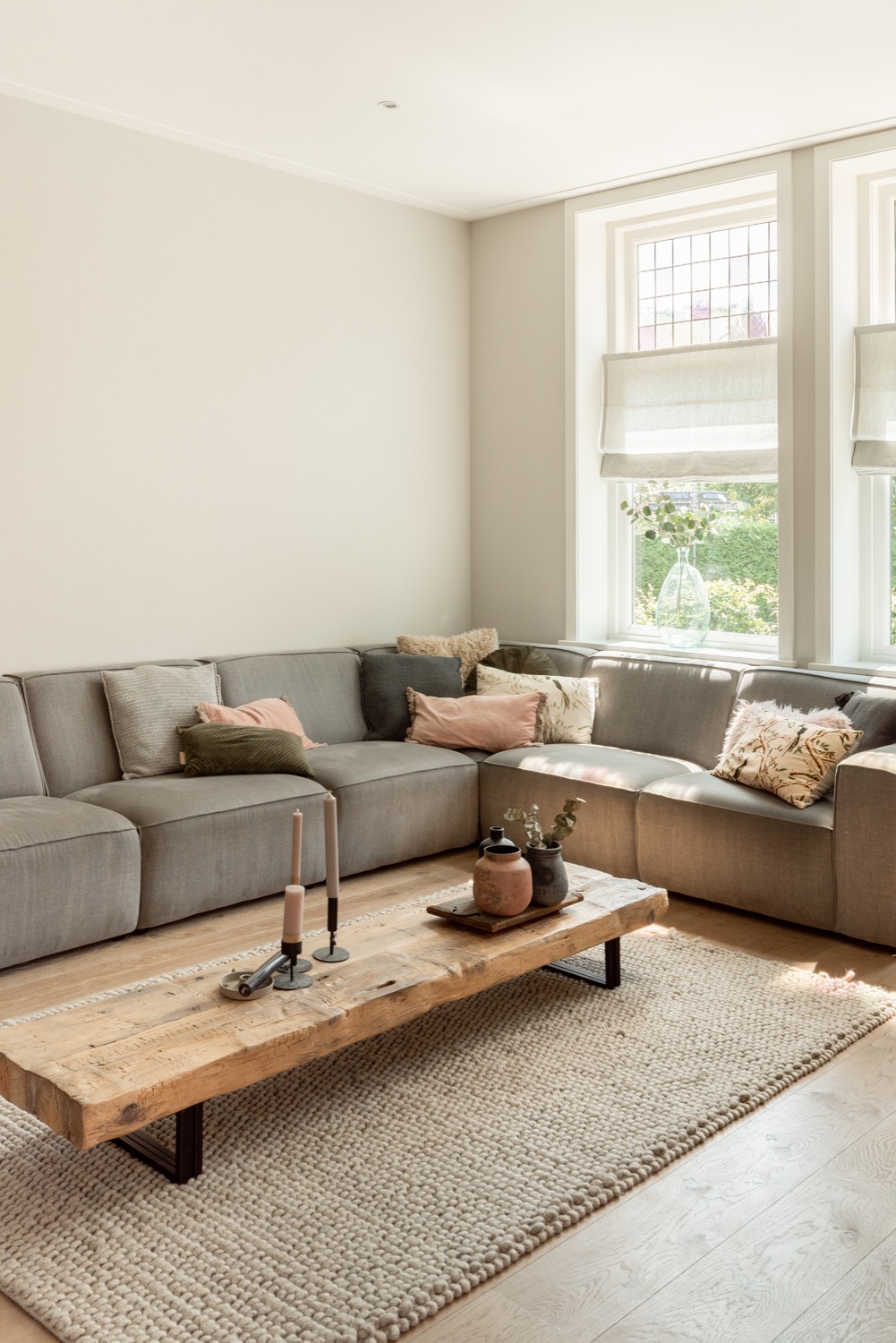 luxe bank in woonkamer