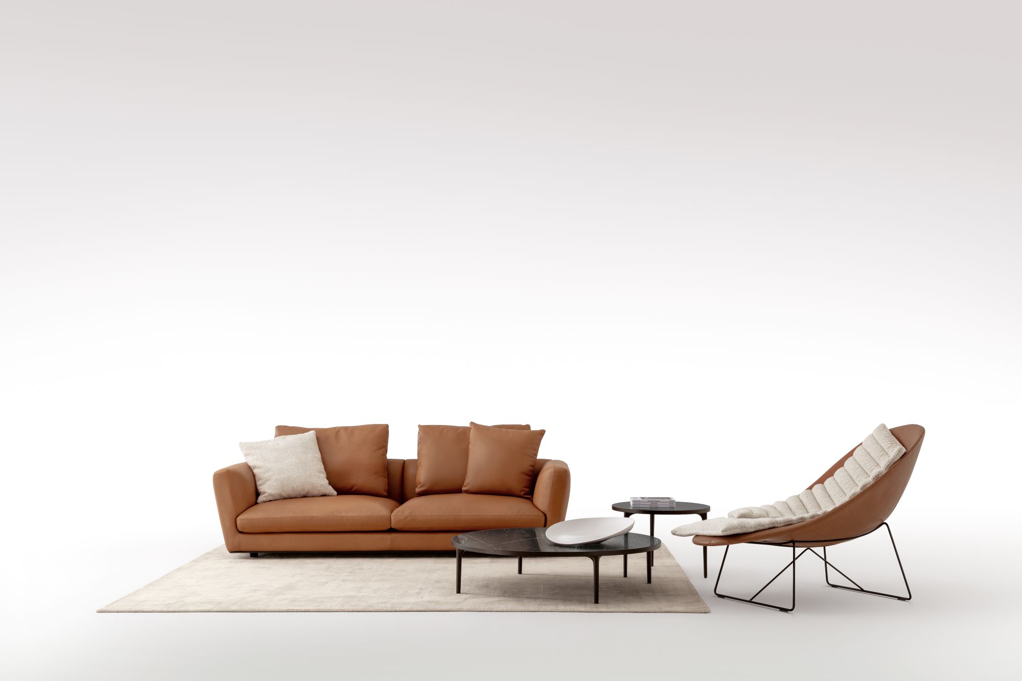 luxe cognac meubels