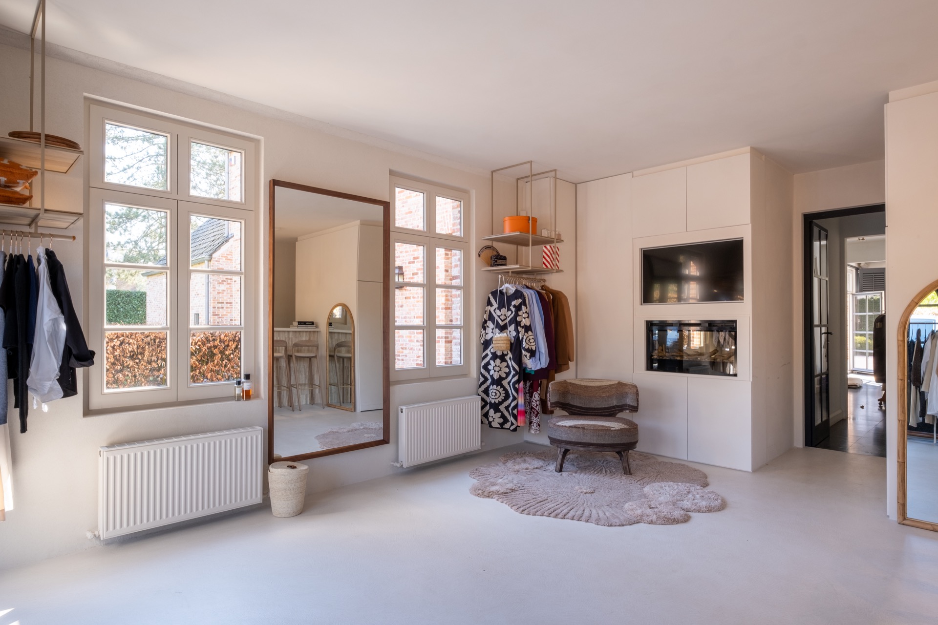 interieur met luxe wandafwerking