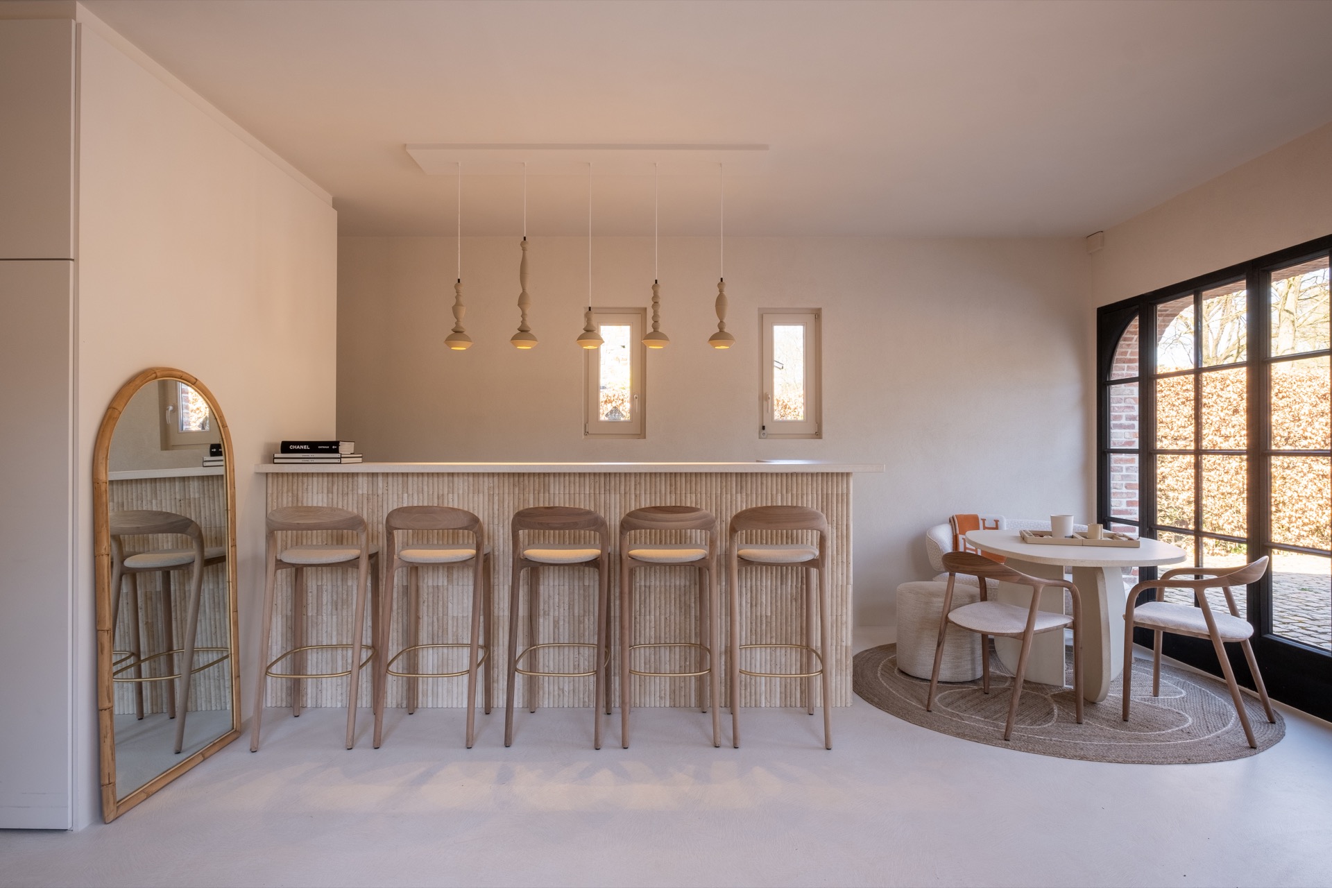 bar met microtopping