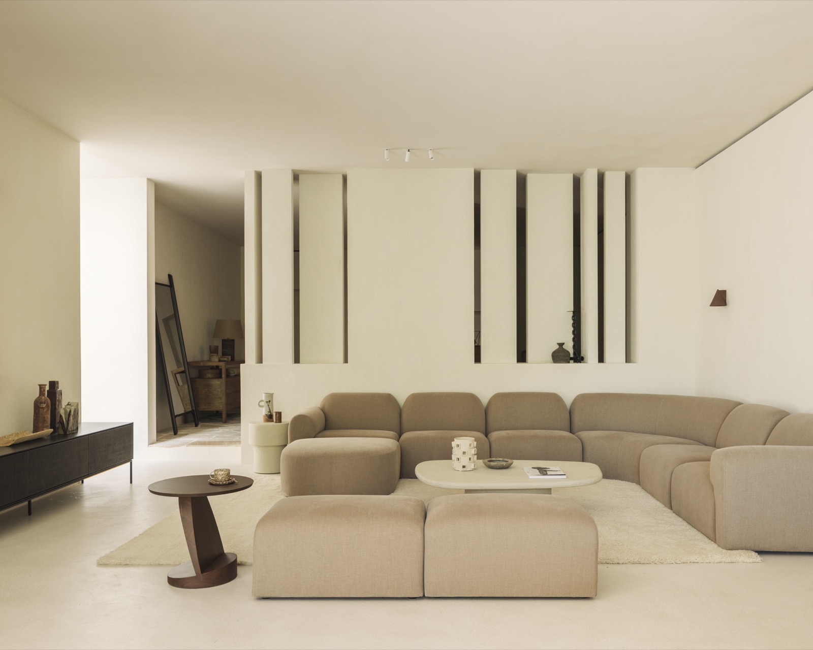 woonkamer met luxe schildertechnieken
