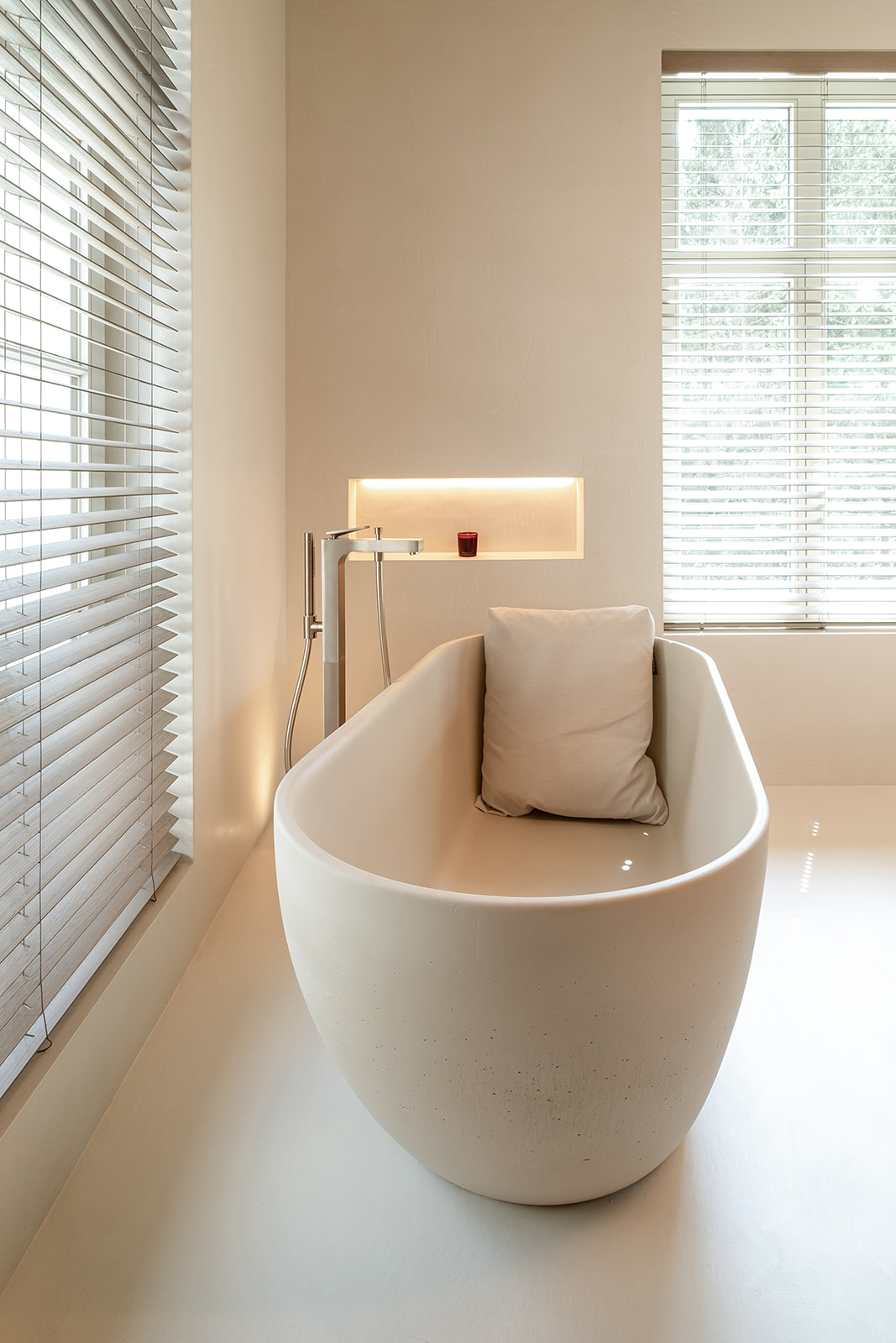 badkamer met microtopping