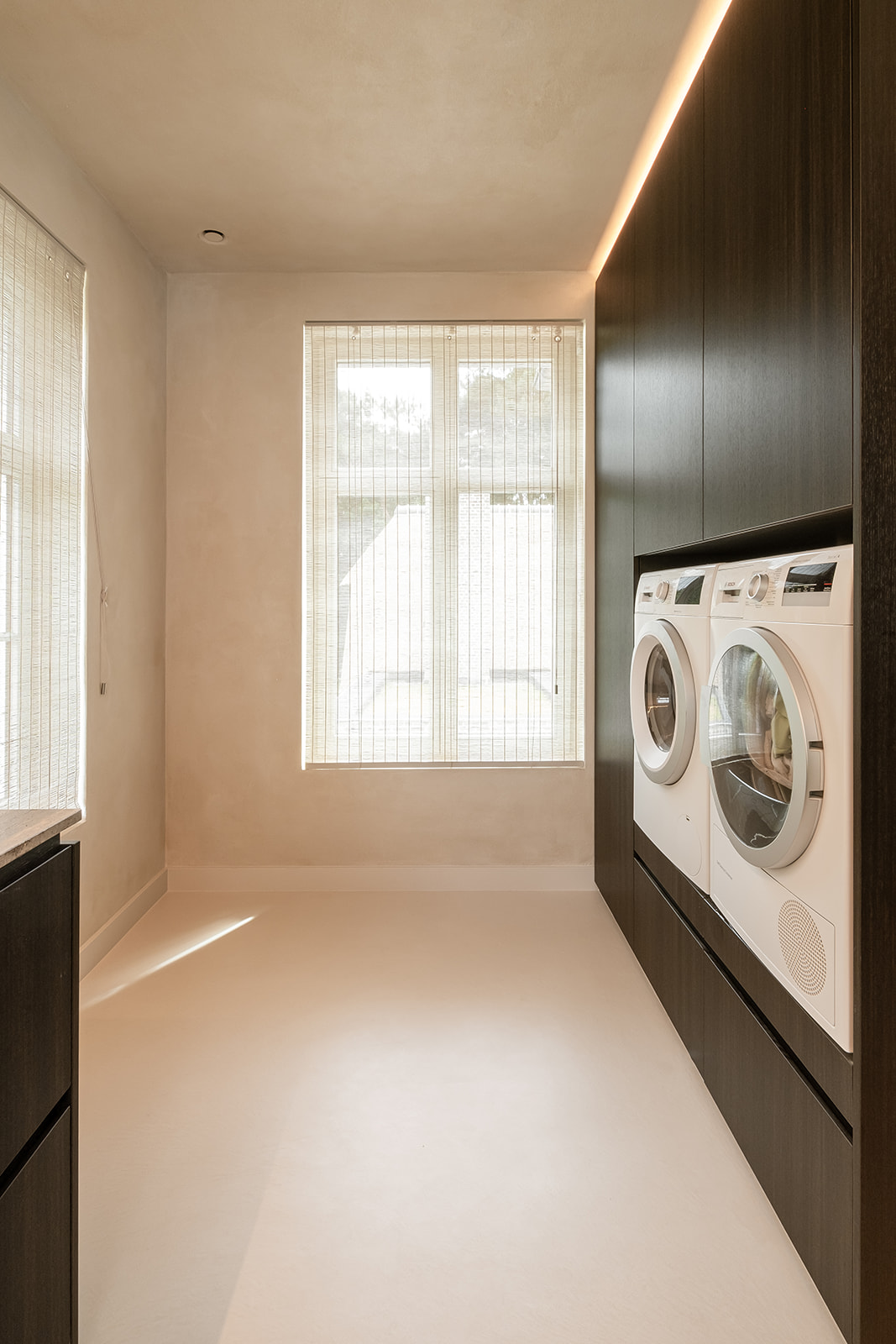 bijkeuken met design wanden