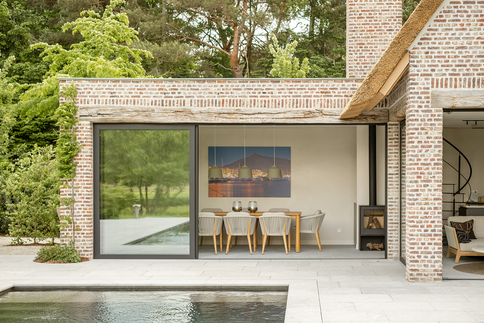 villa met luxe schilderwerk