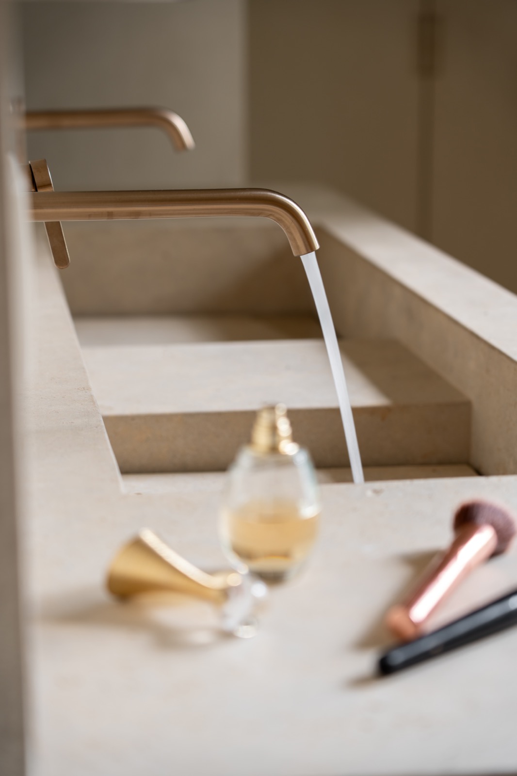 badkamer met luxe microcement