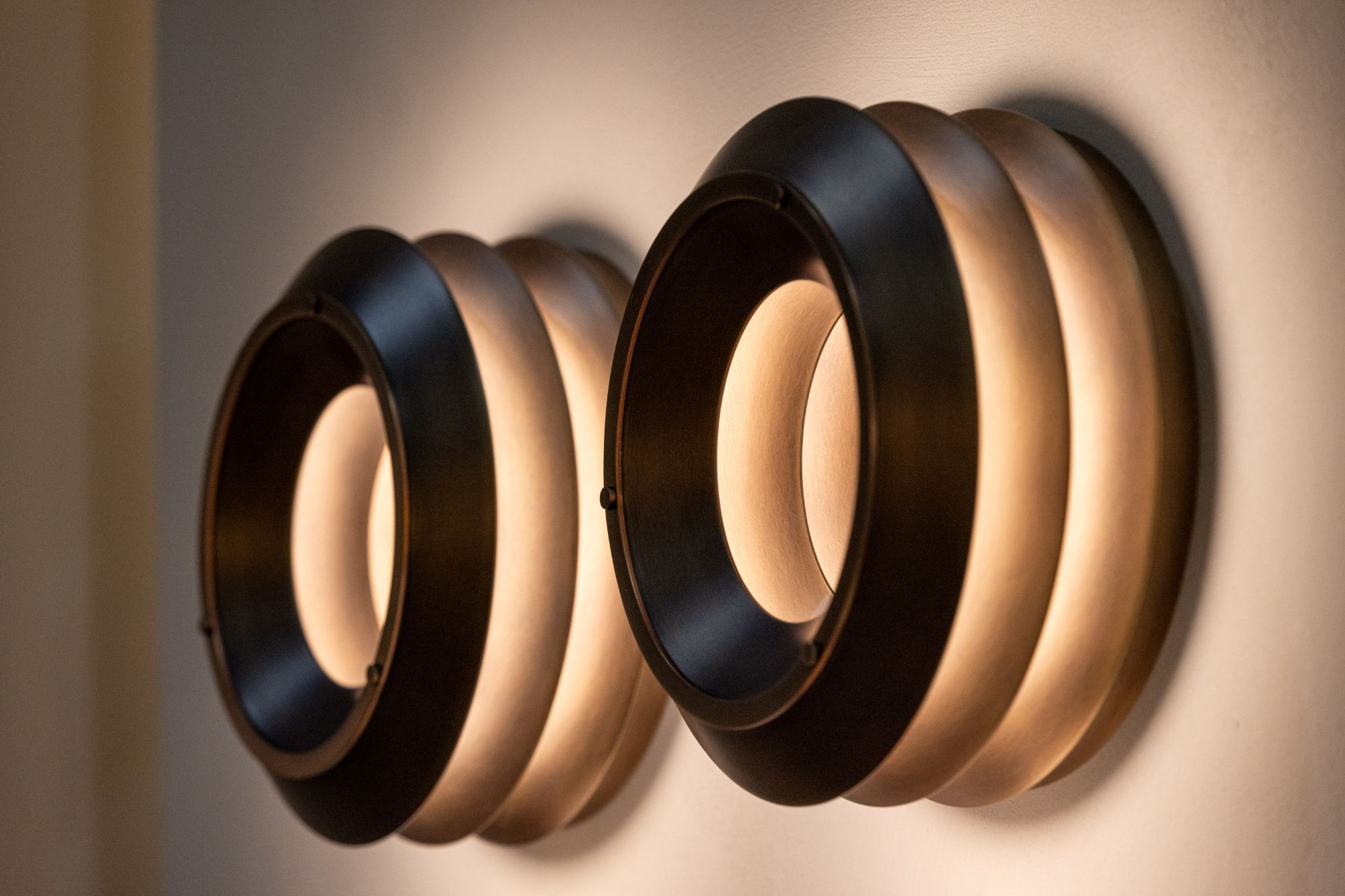 detail wandverlichting