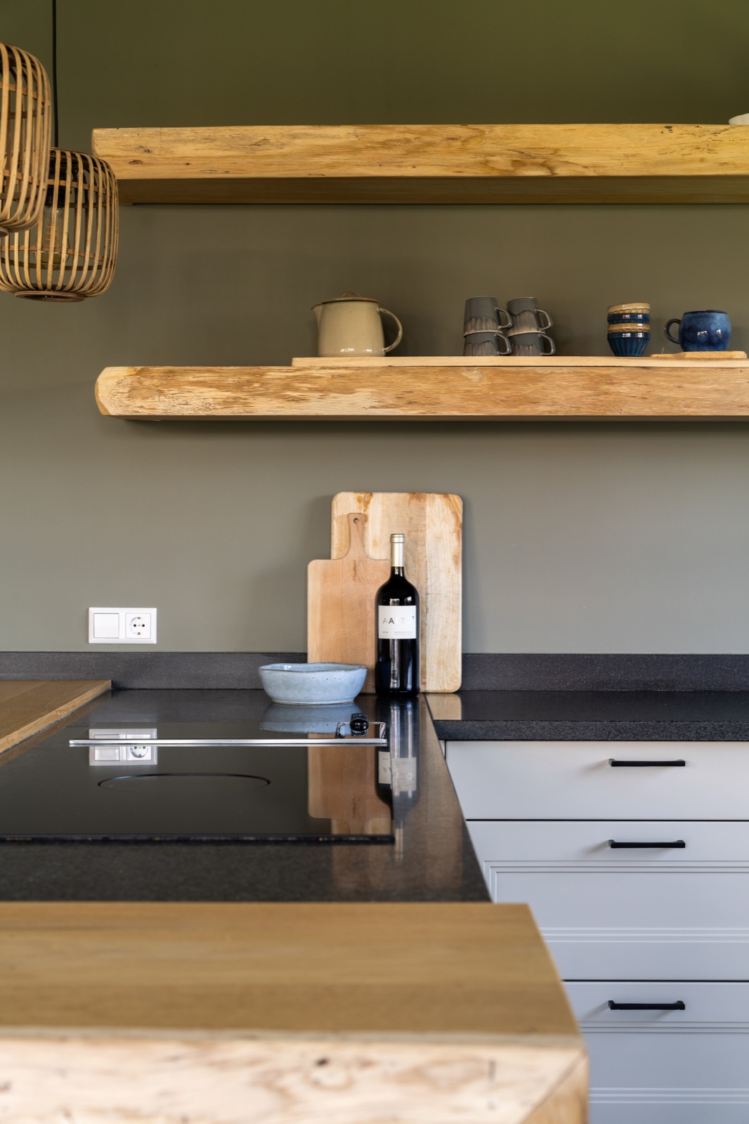 keuken met luxe keukenblad