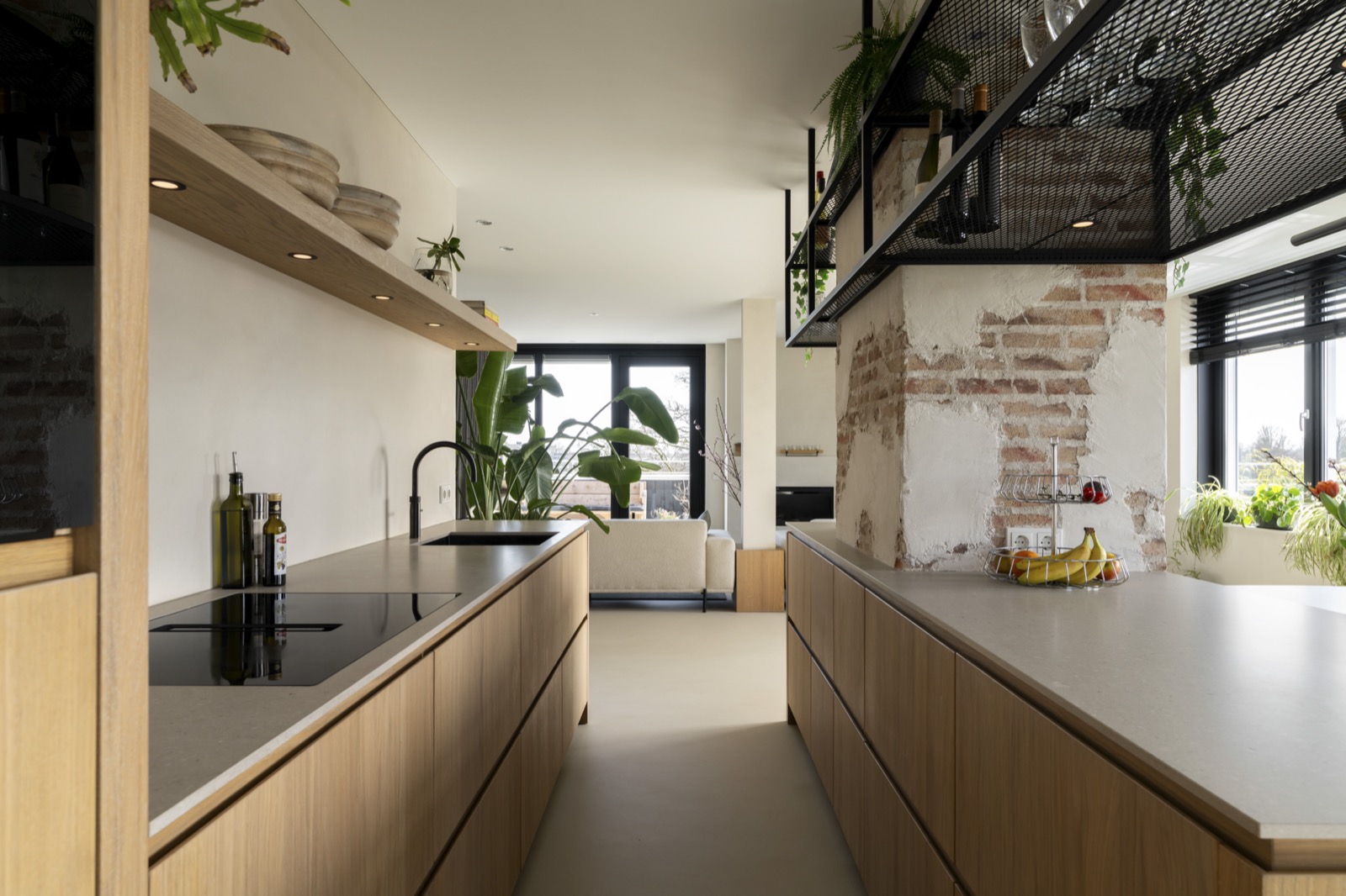 luxe houten keuken