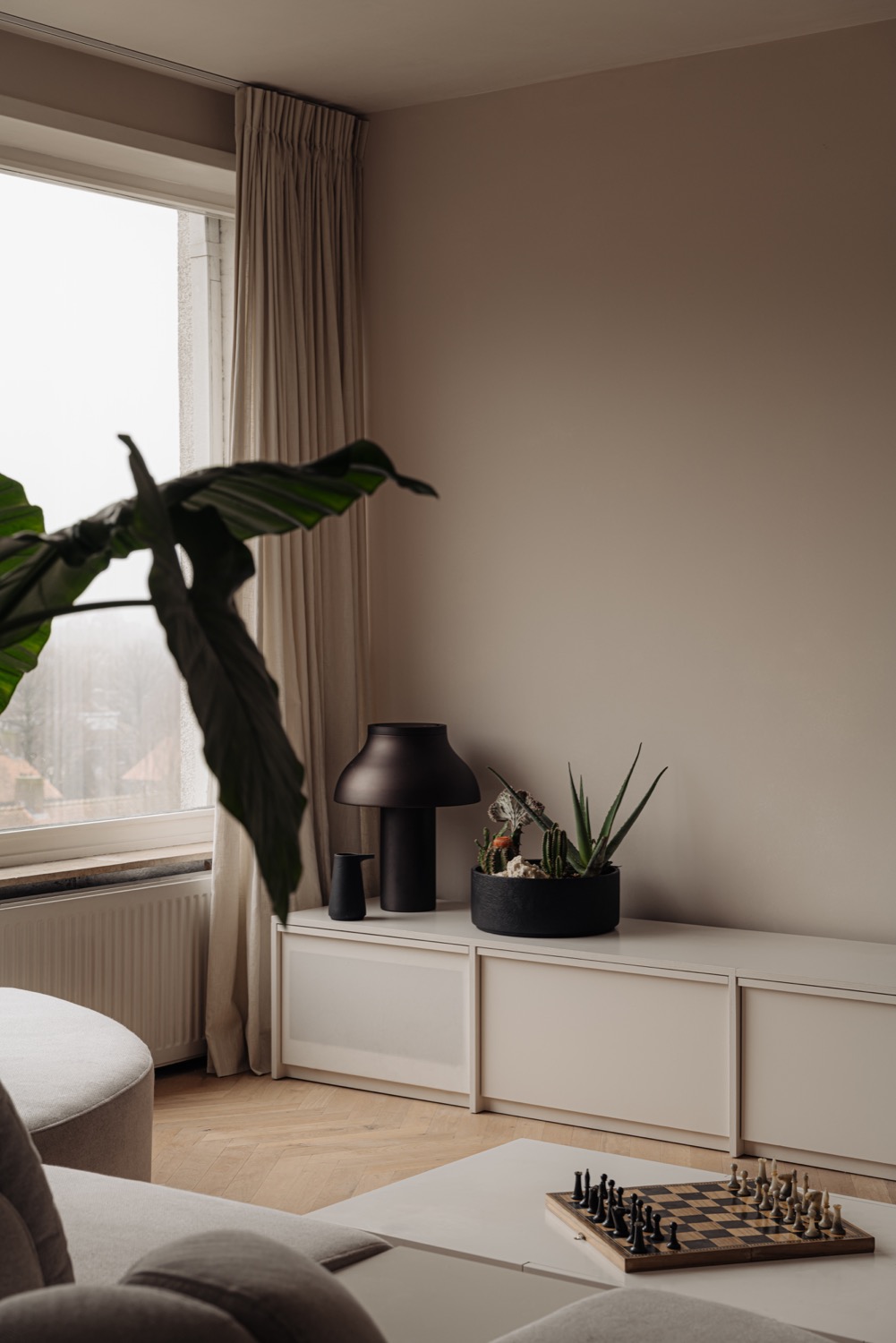 dressoir in woonkamer