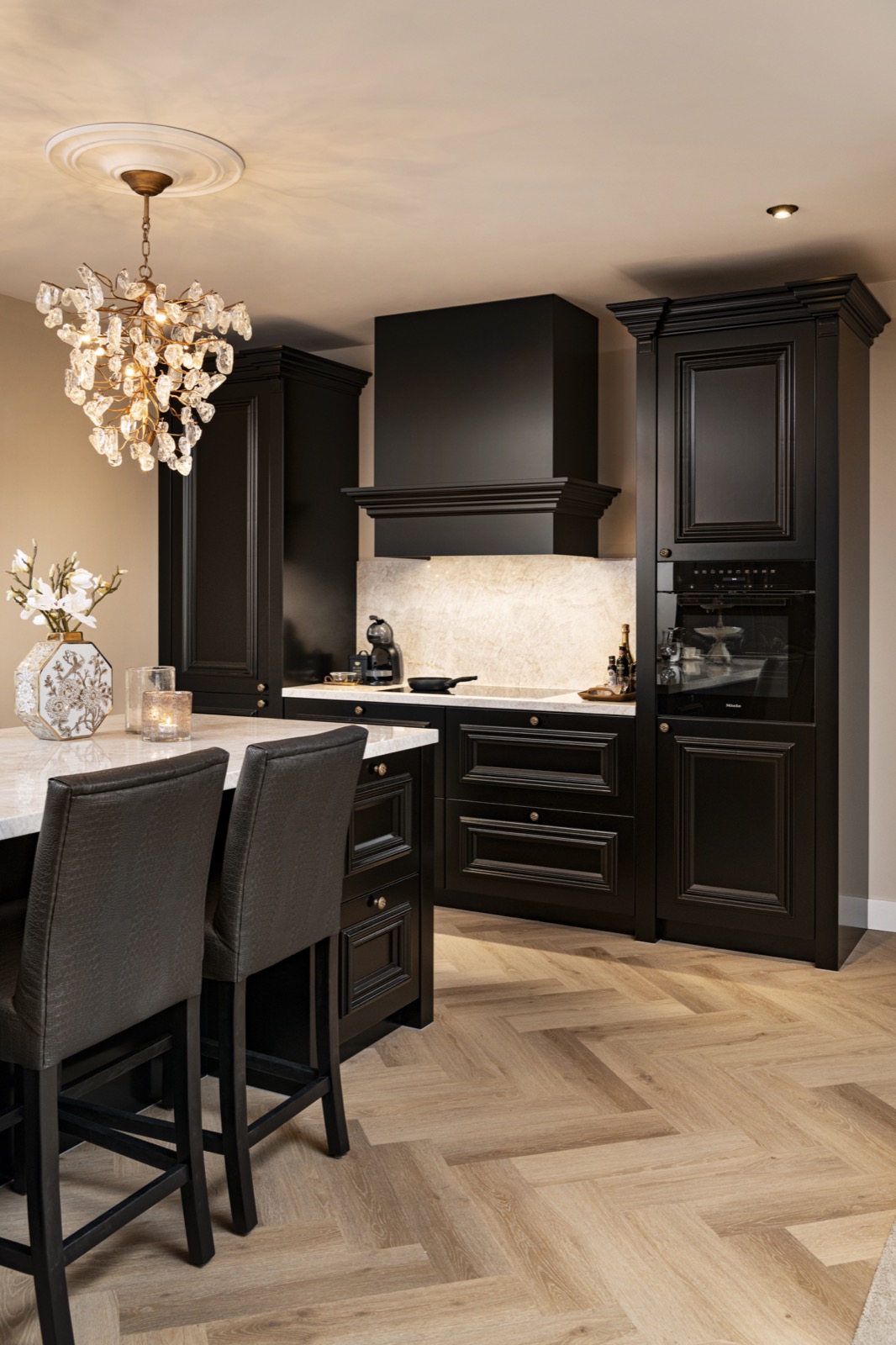 luxe keuken met kookeiland