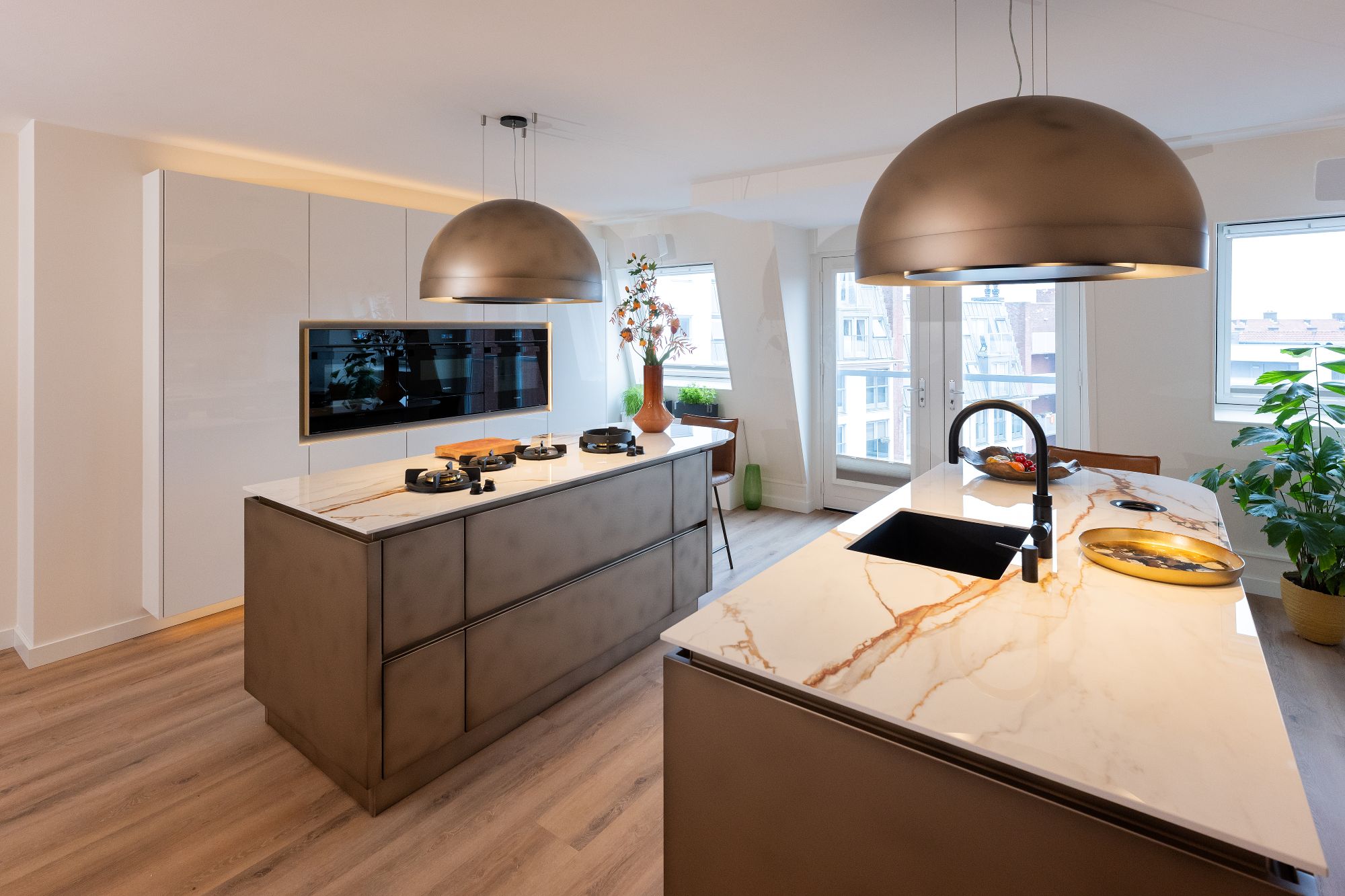 keuken met twee eilanden