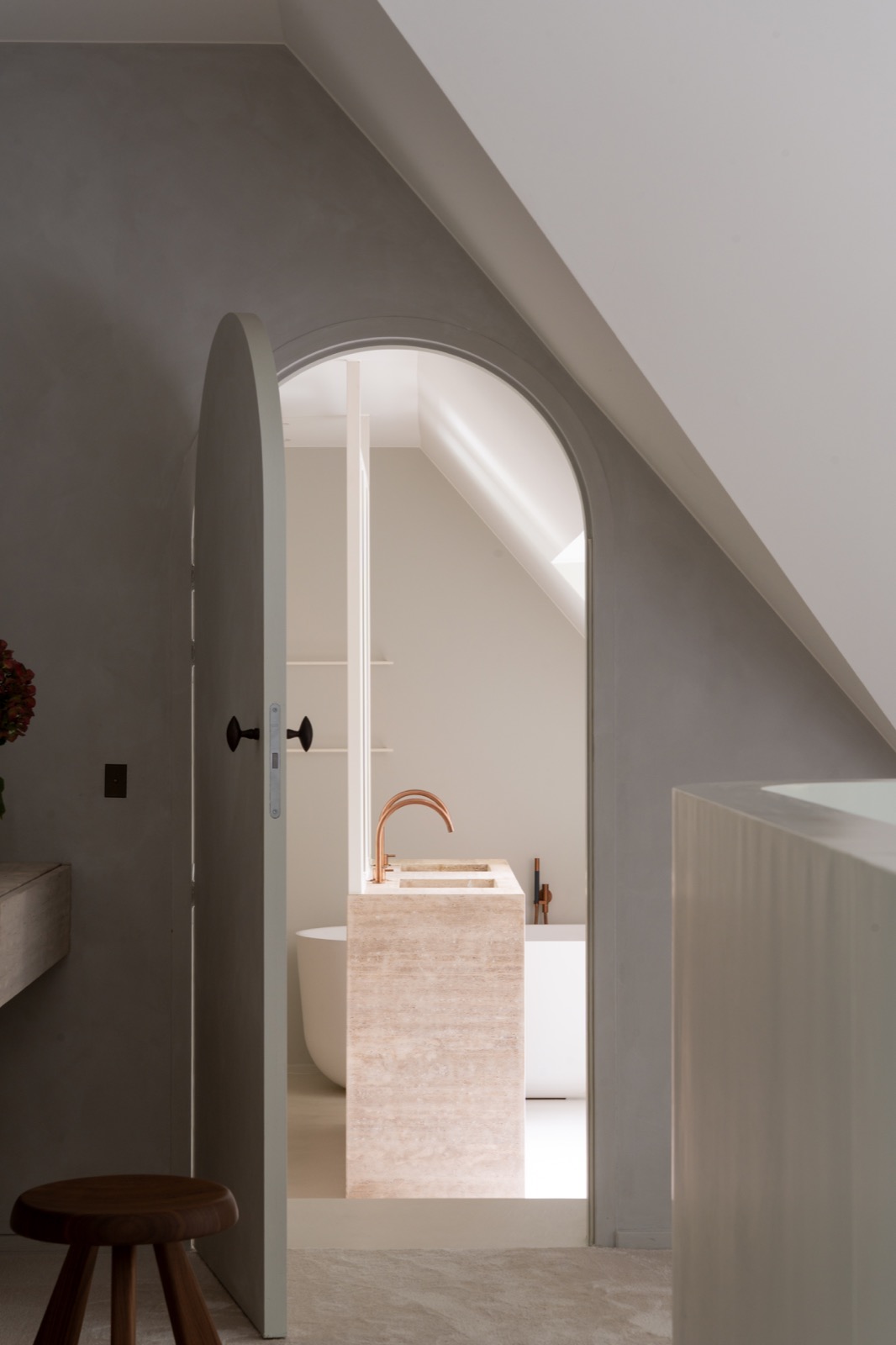 interieur met microtopping