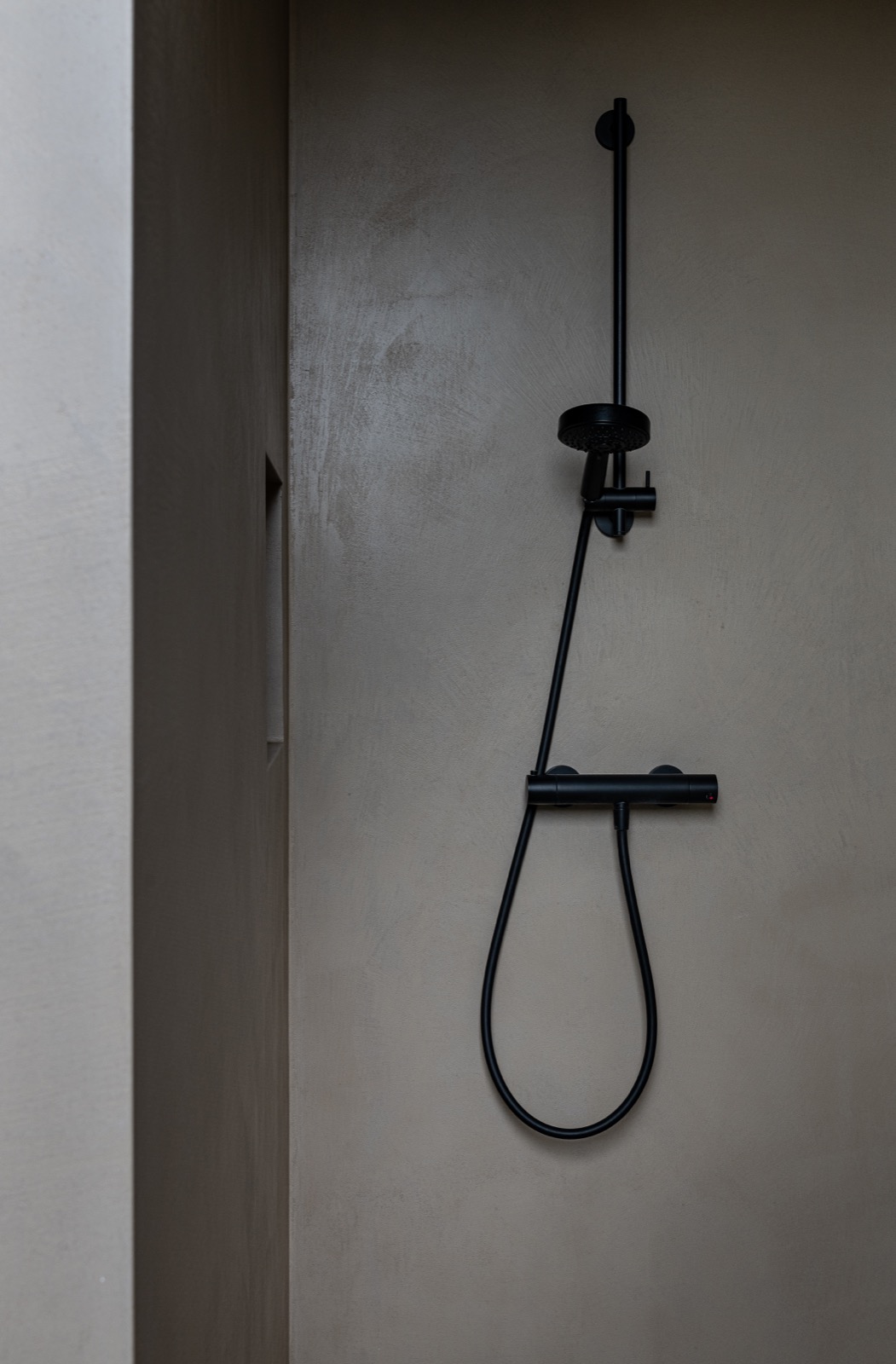 douche met luxe wandafwerking
