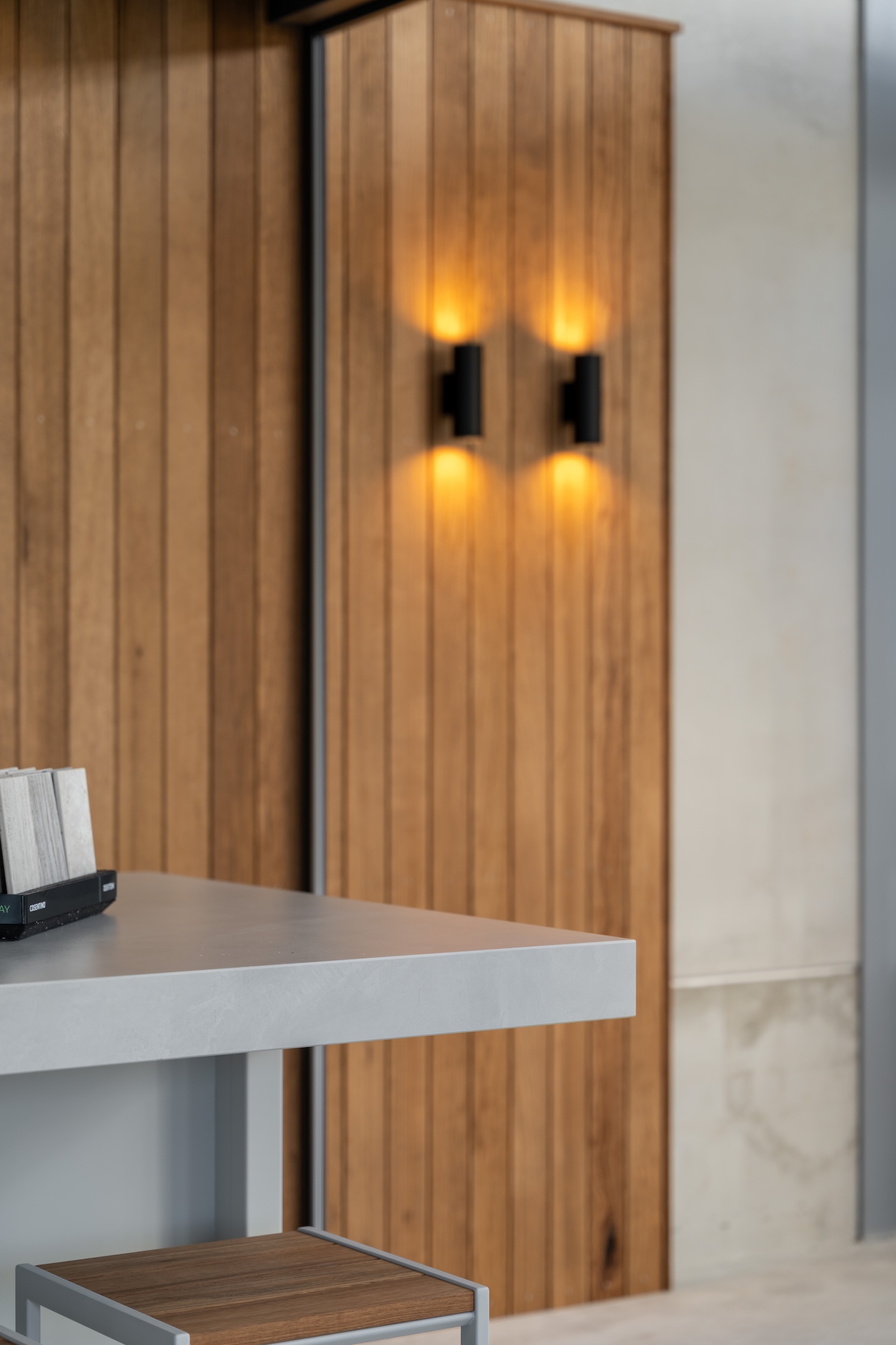 exclusieve buitenkeuken met stalen