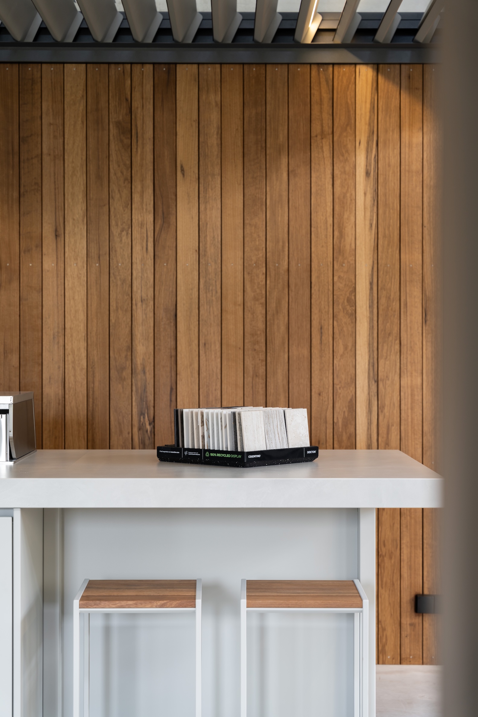 Luxe buitenkeuken met stalen