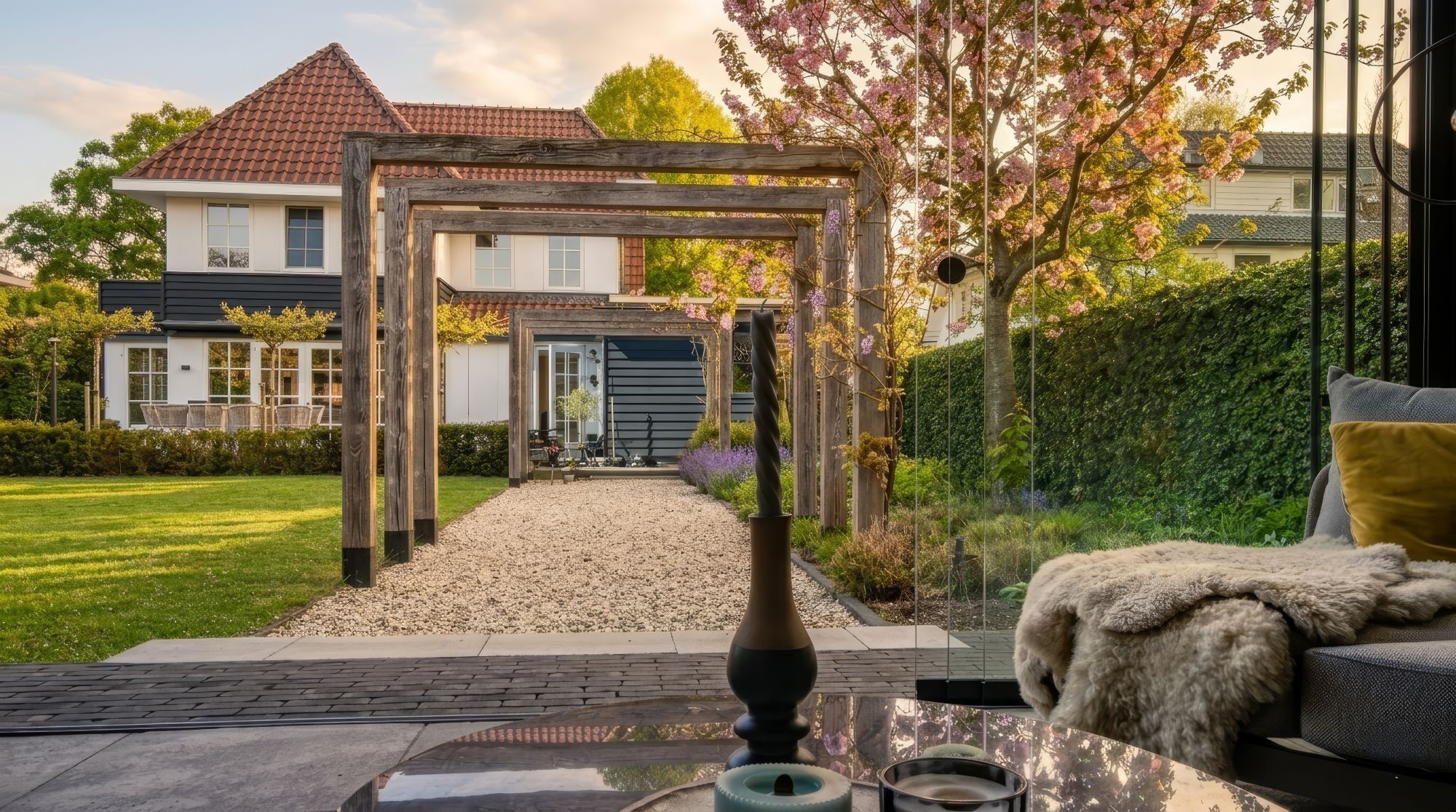 pergola in tuin