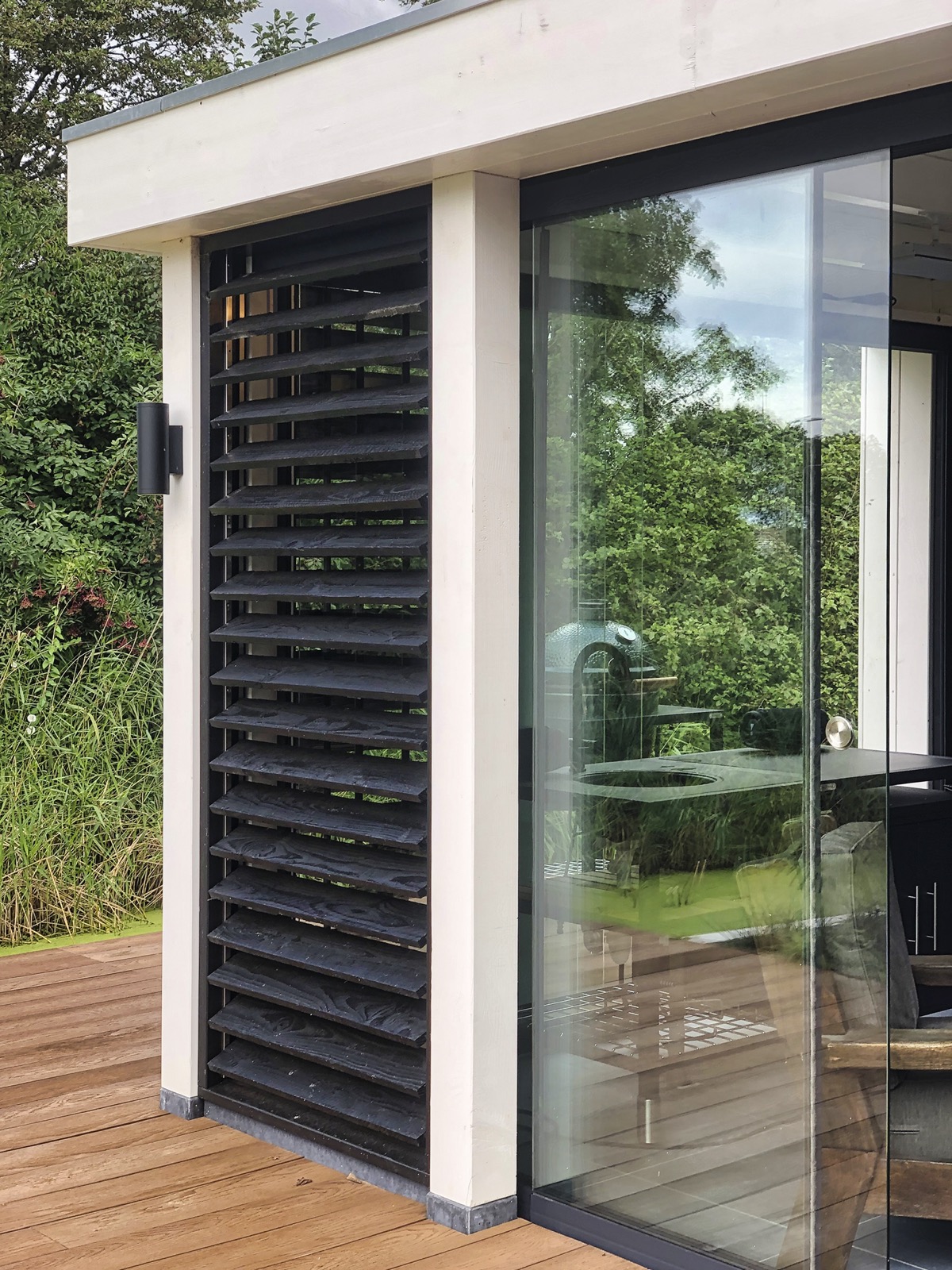terrasoverkapping van douglas hout