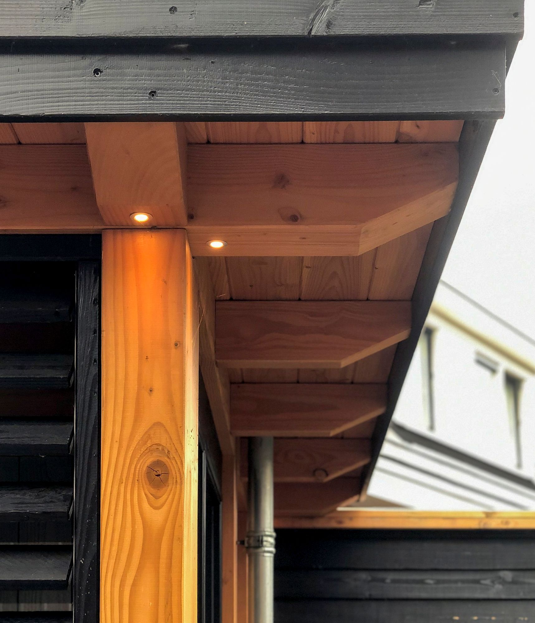 dak houten bijgebouw