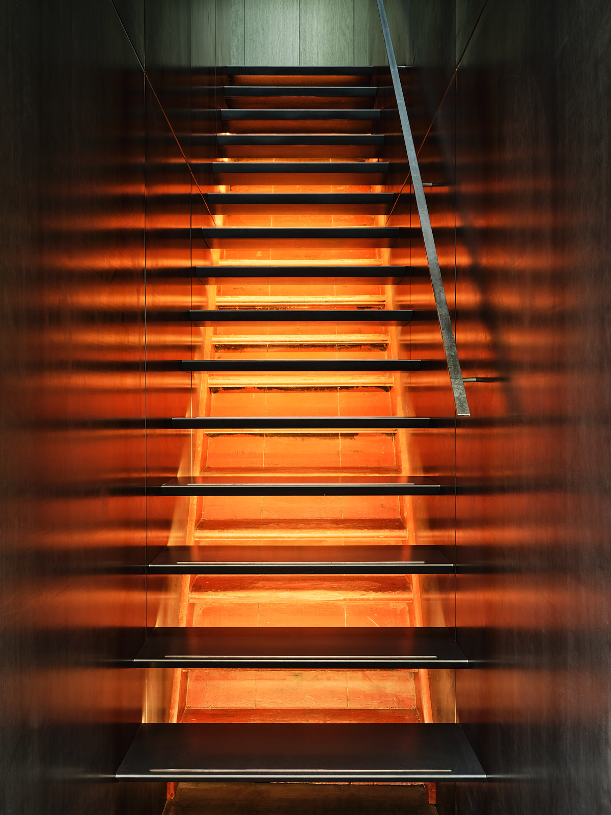 trap met verlichting