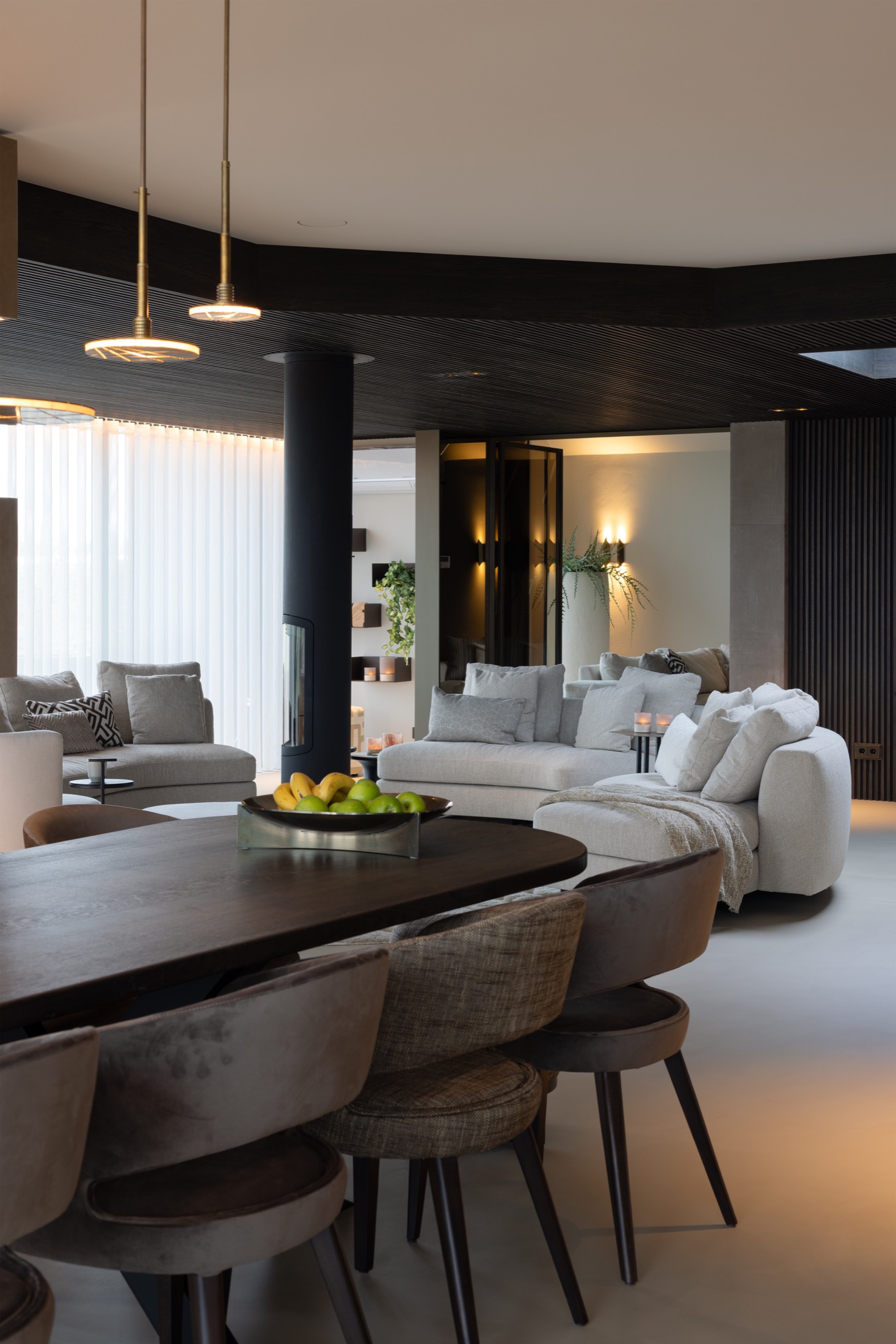 interieur met luxe verlichting
