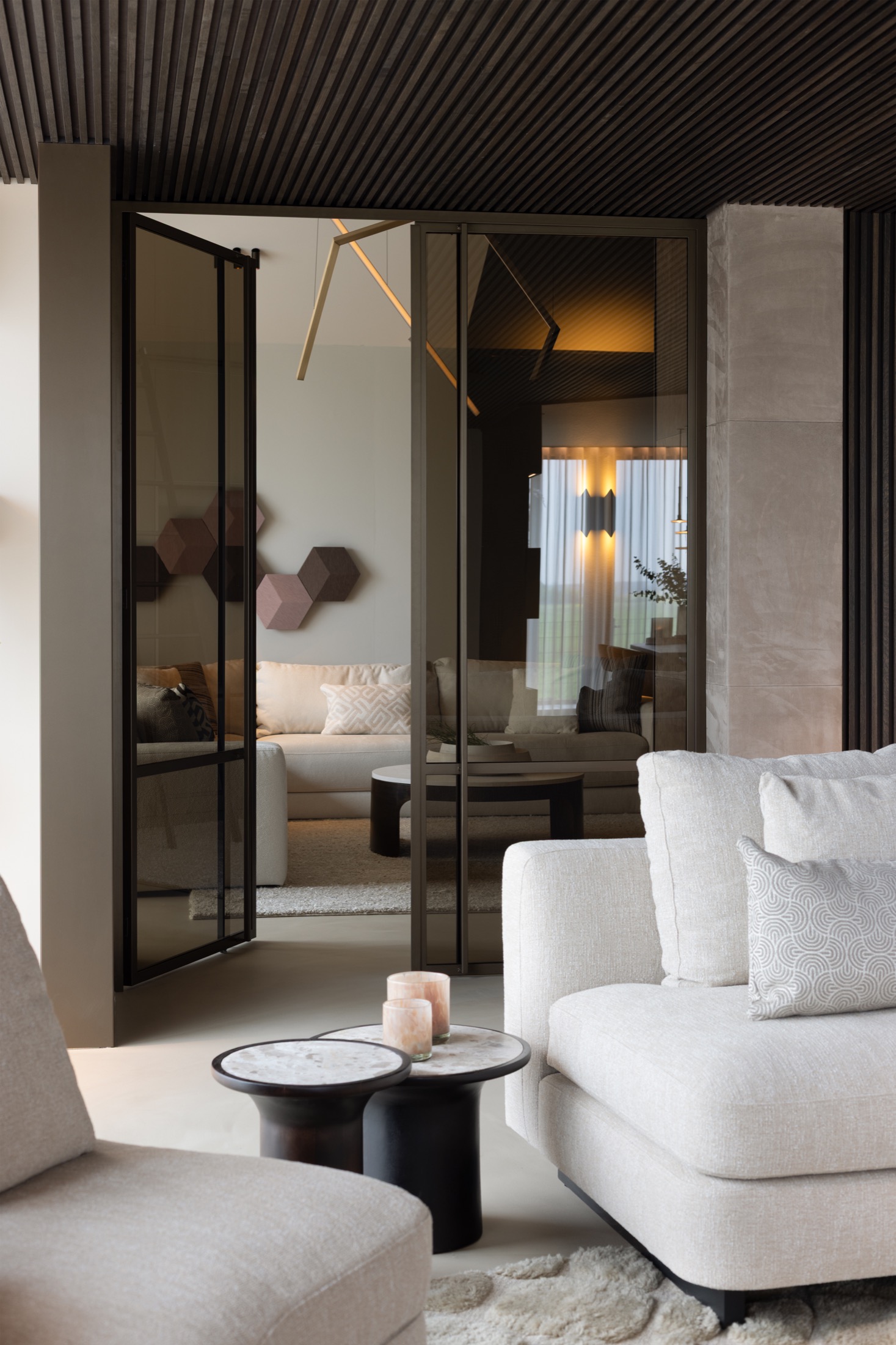 design interieur met exclusieve verlichting