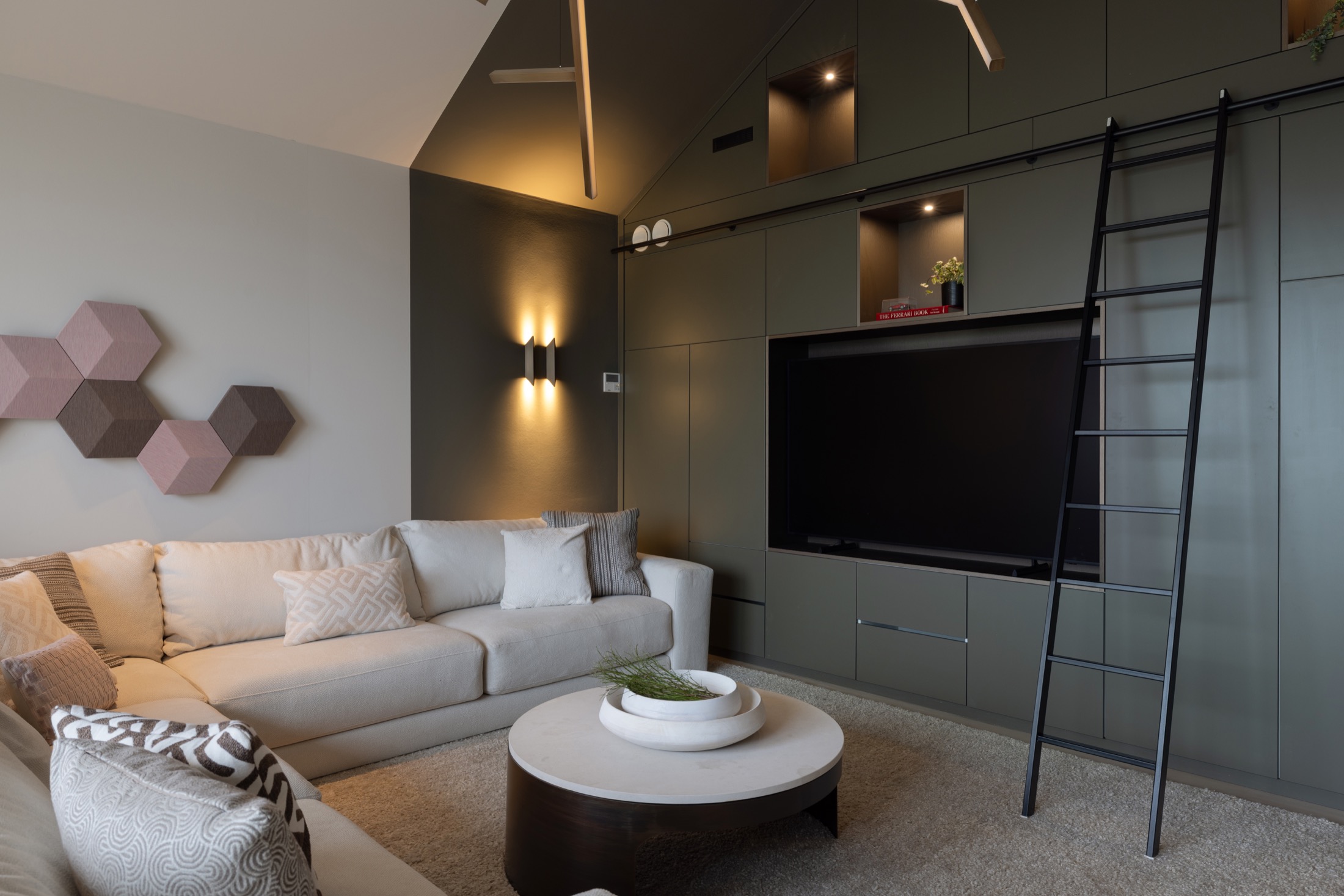 zithoek met exclusieve verlichting