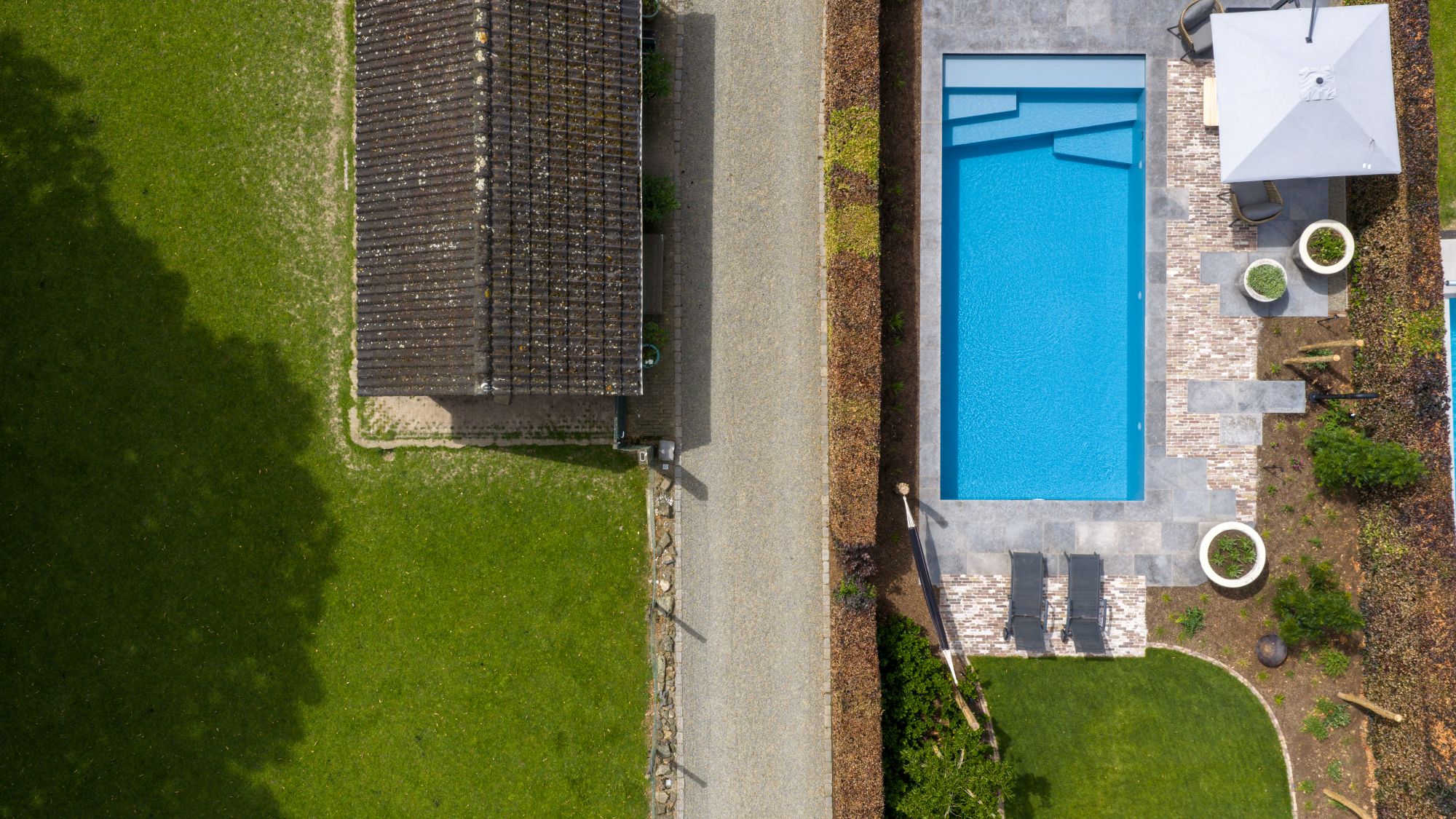 overzicht luxe tuin