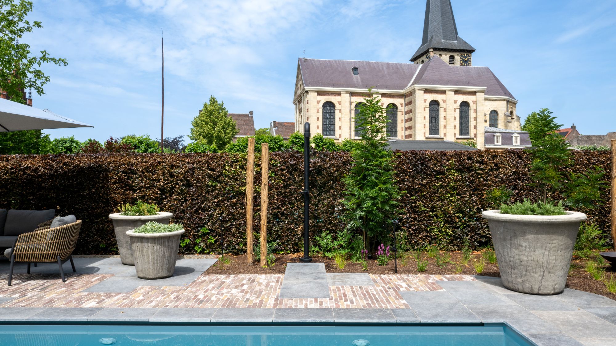 zwembad in tuin