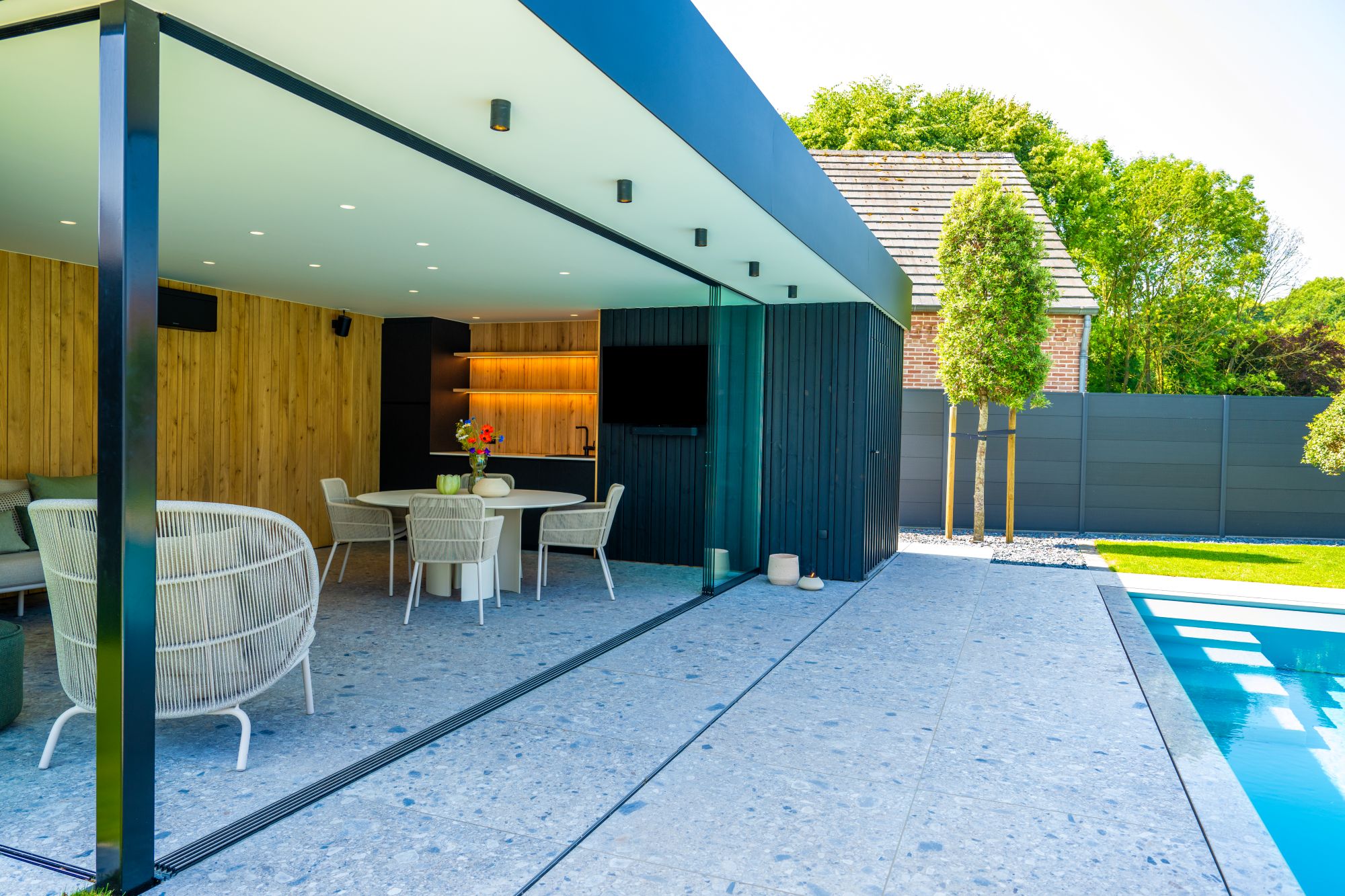 moderne poolhouse