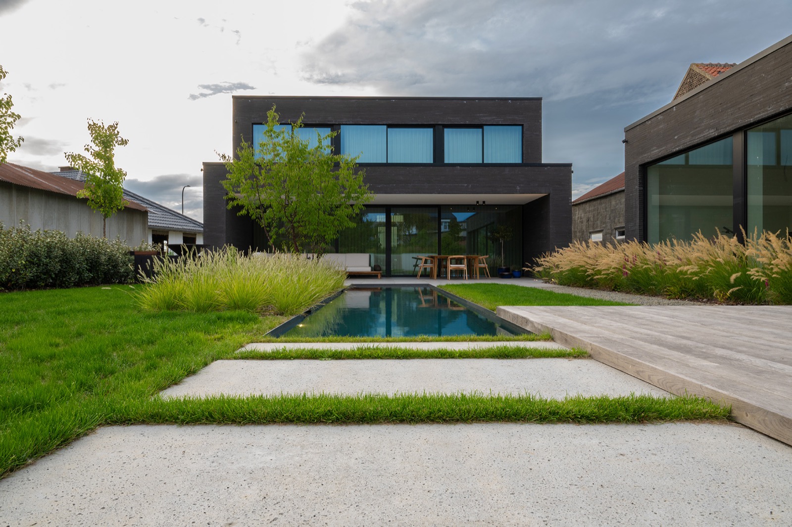 villa met luxe tuin