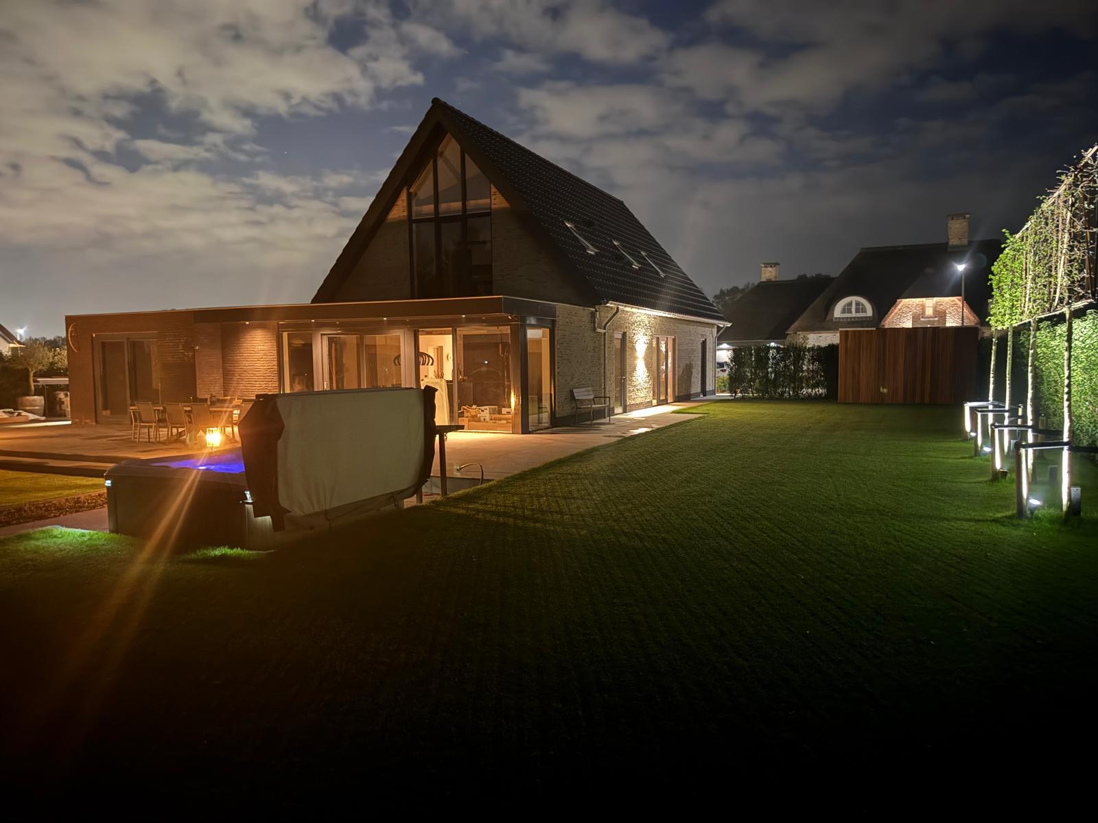 tuin met design spa