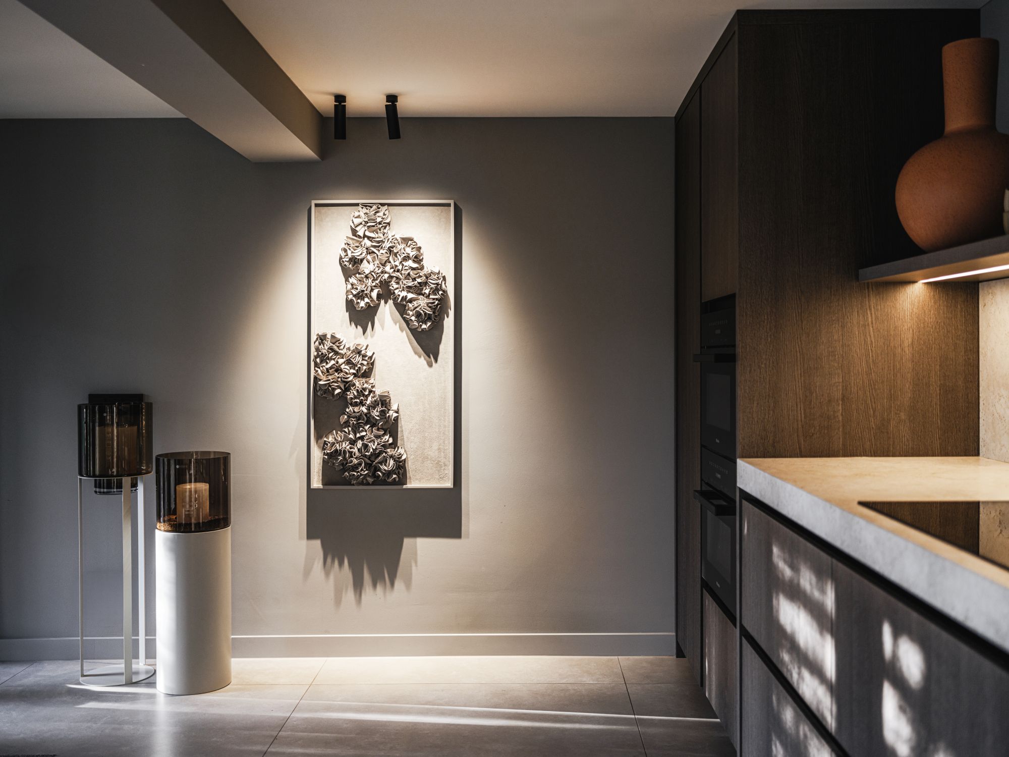 wandkunst in keuken