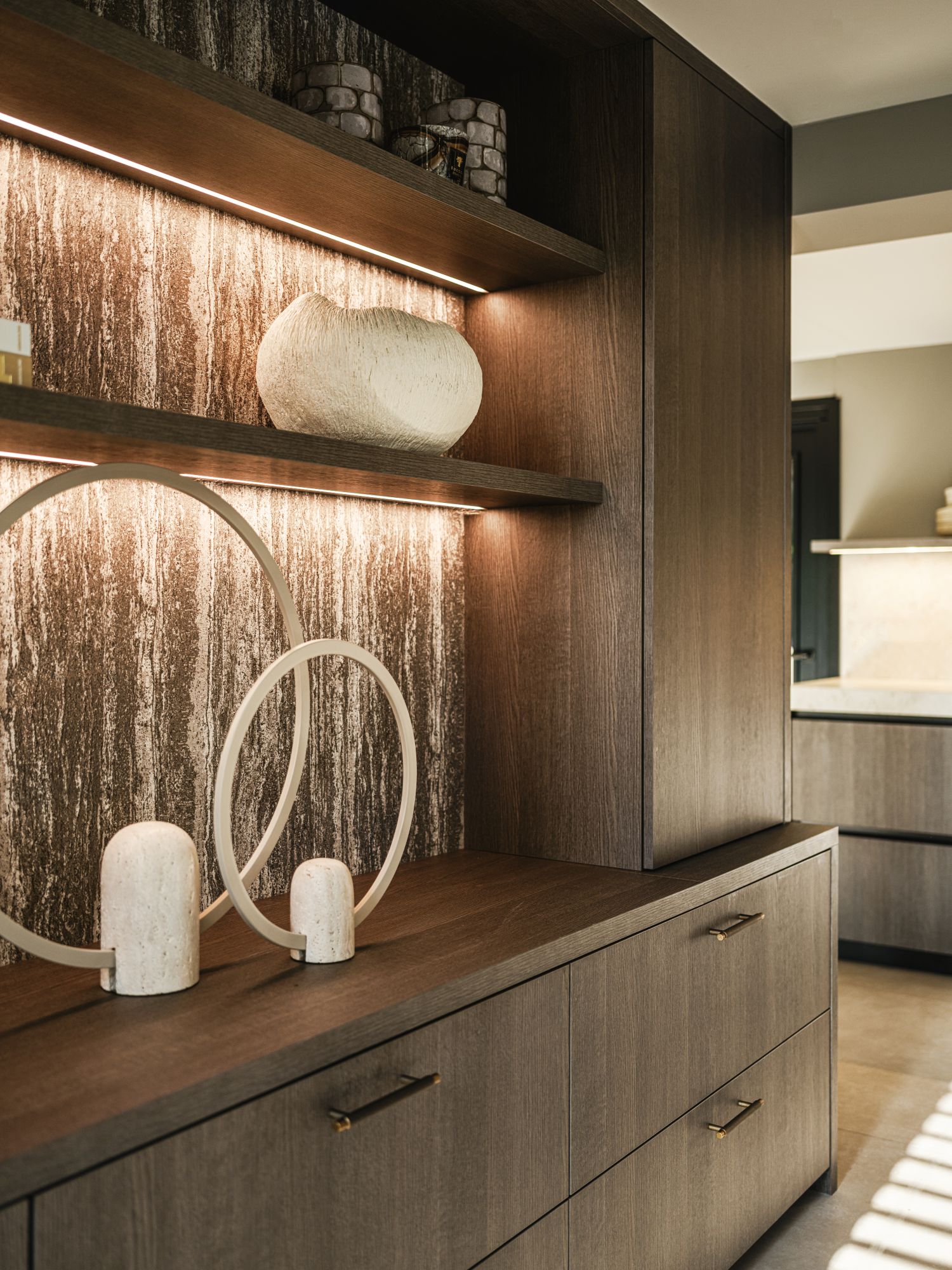 kast met ledverlichting