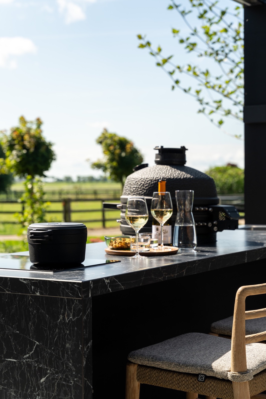 terras met buitenkeuken