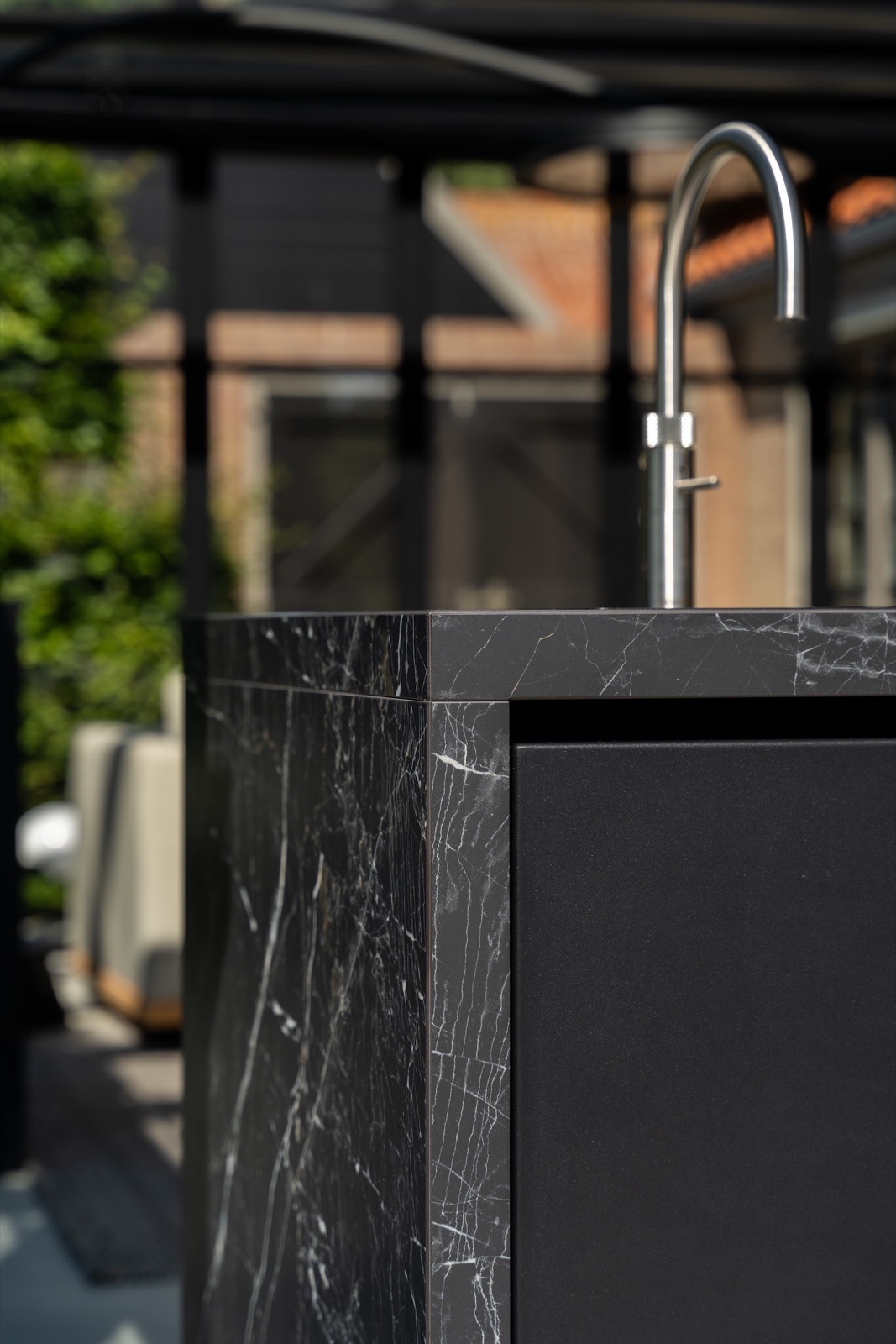 luxe werkblad buitenkeuken