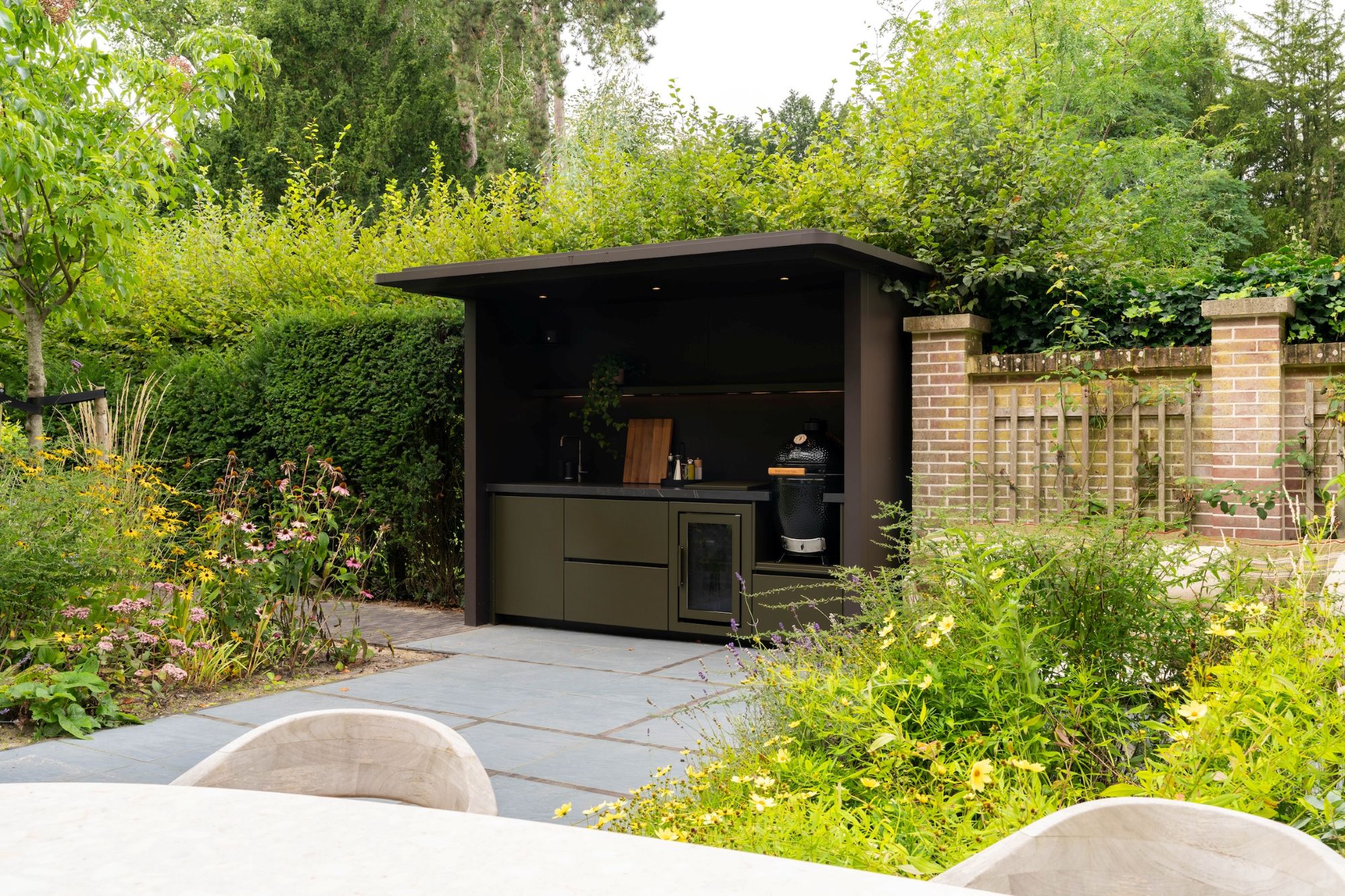 overkapping met buitenkeuken