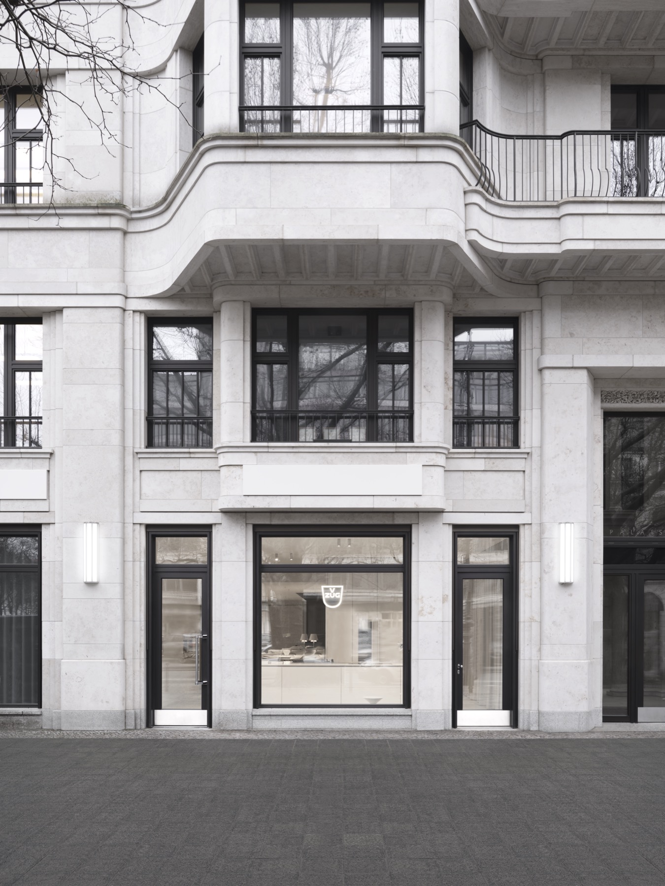 showroom met high-end keukenapparaten