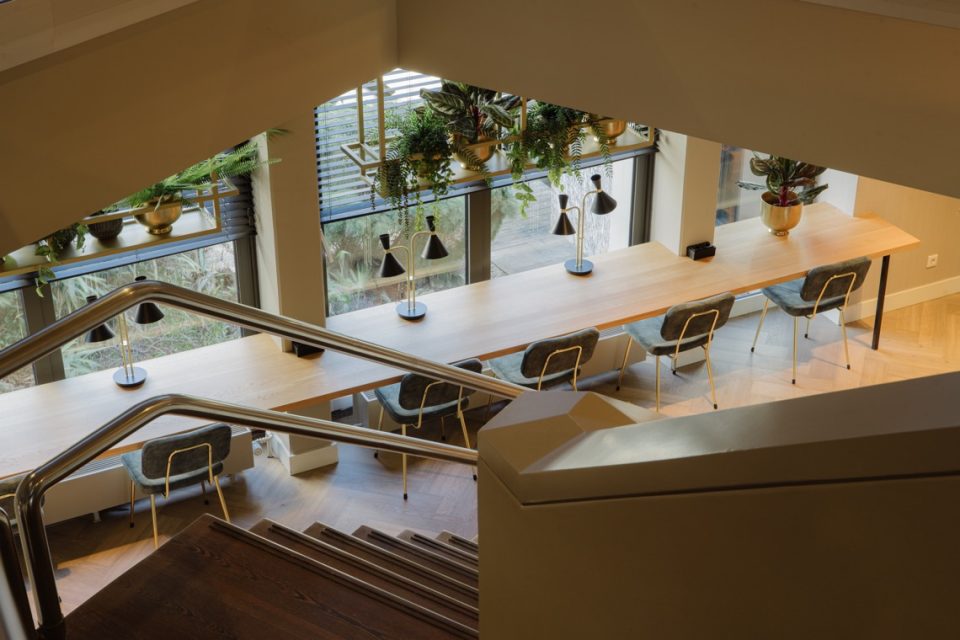 interieur van boven