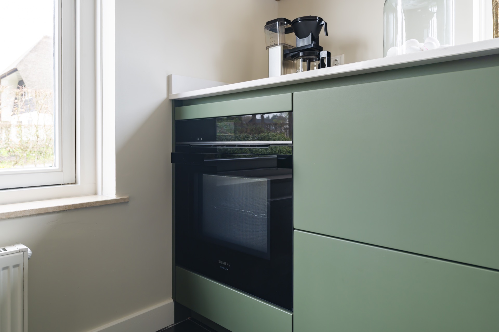 keuken met luxe inbouwapparatuur